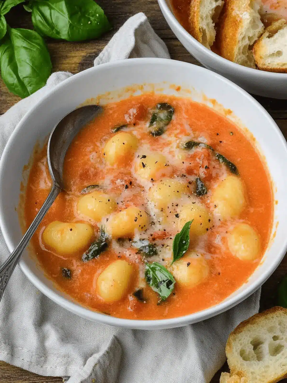 Creamy Tomato Gnocchi Soup, Your New Cozy Comfort Recipe 2 Tomato Gnocchi Soup