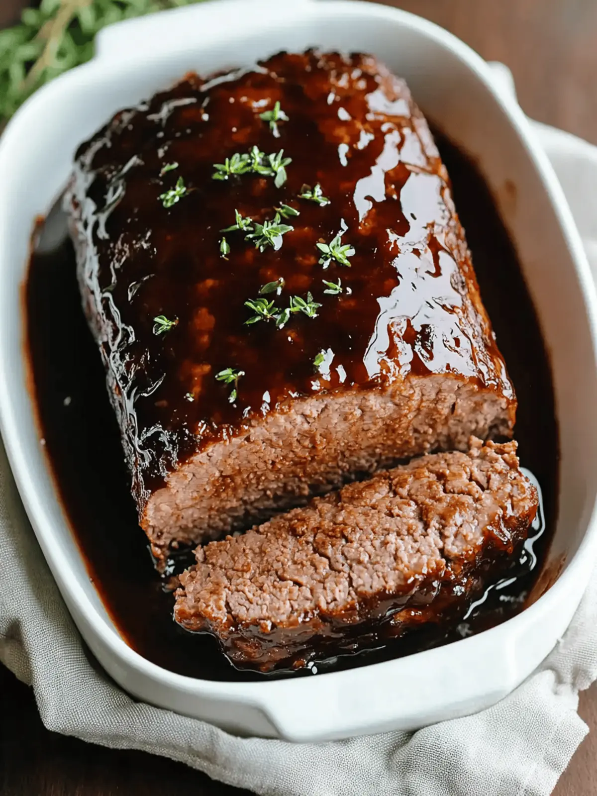 Ultimate Balsamic Glazed Meatloaf for Comfort Food Lovers 2 Balsamic Glazed Meatloaf