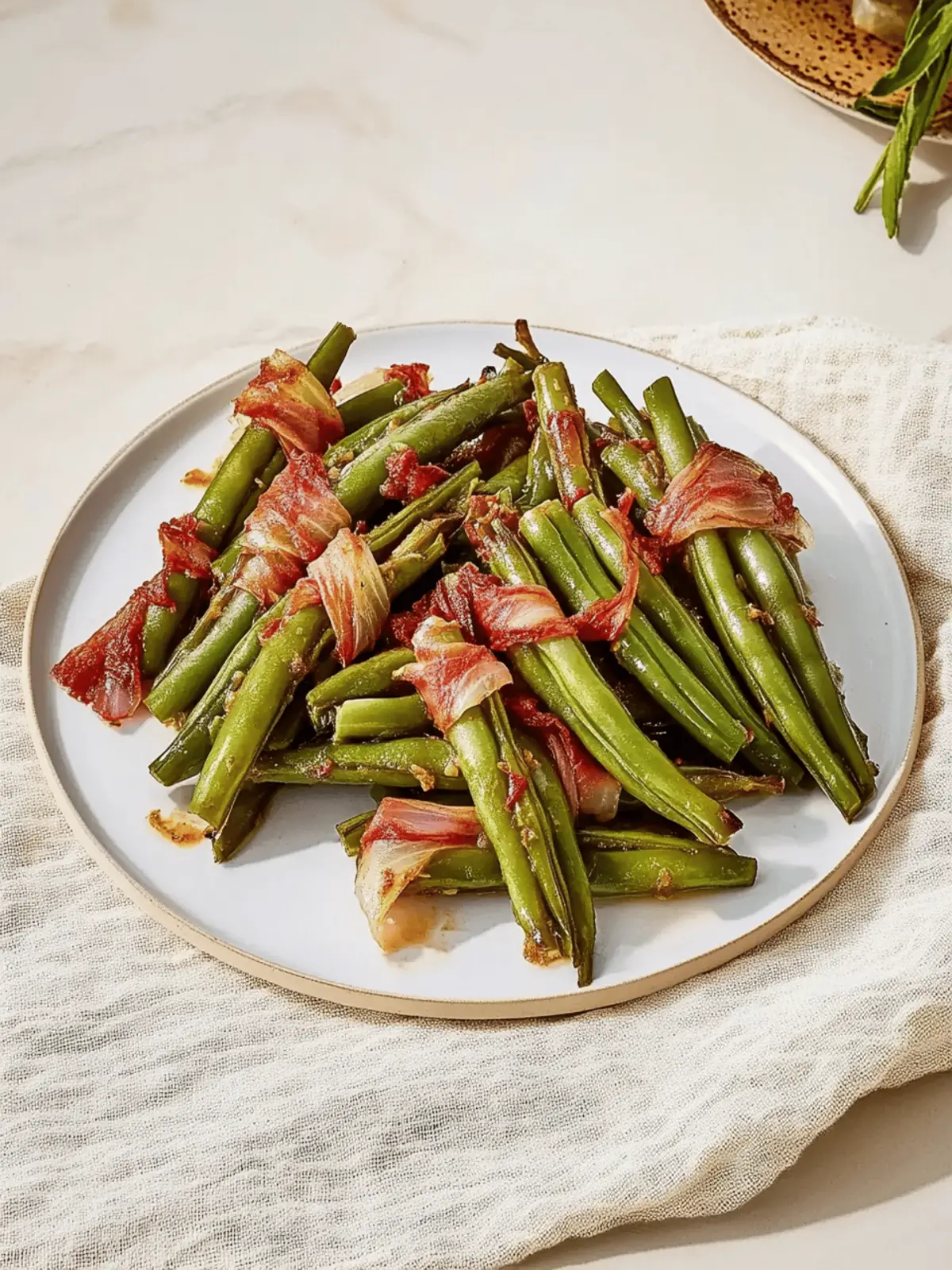 Sweet Green Bean Bundles: A Bacon-Wrapped Delight 4 Sweet Green Bean Bundles
