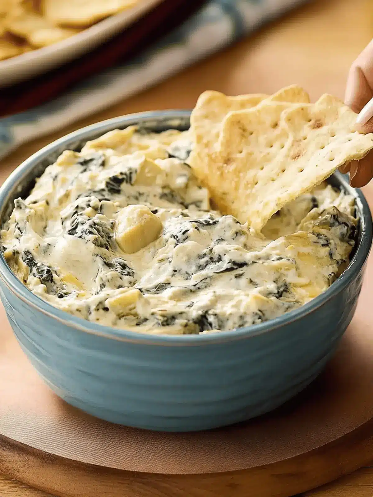 Creamy Crockpot Spinach & Artichoke Dip You ll Love Forever 3 Crockpot Spinach & Artichoke Dip