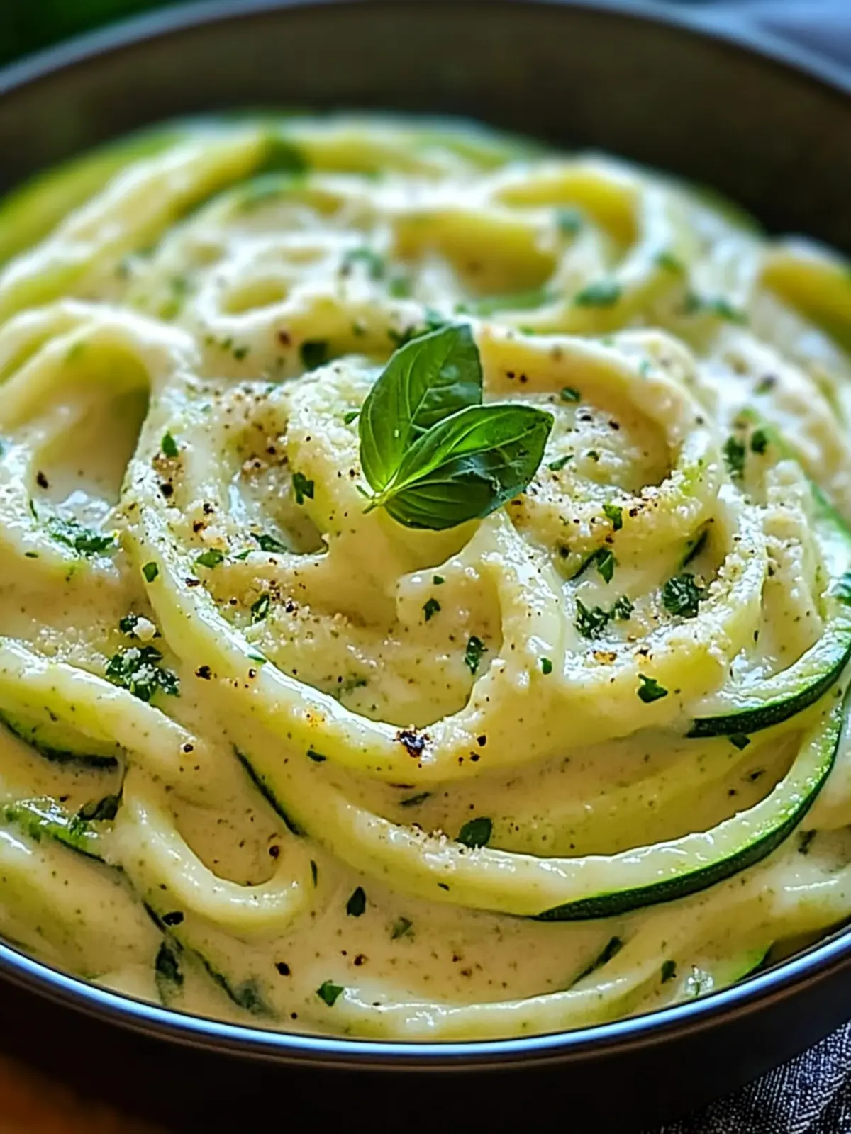 Delicious Zesty Creamy Zucchini Noodle Alfredo You'll Love 2 Zesty Creamy Zucchini Noodle Alfredo