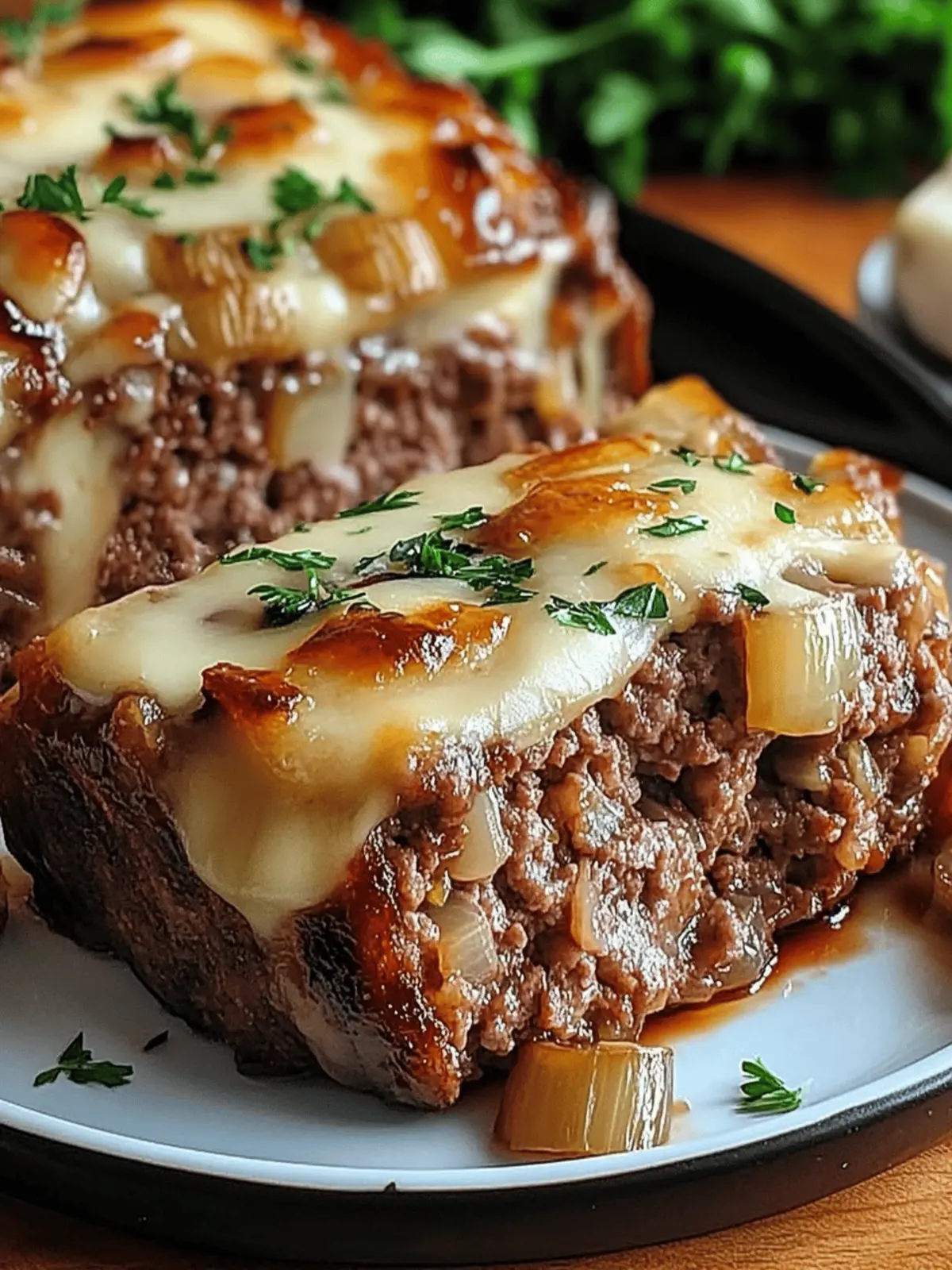 Ultimate French Onion Meatloaf: Comfort Food Reinvented 3 French Onion Meatloaf