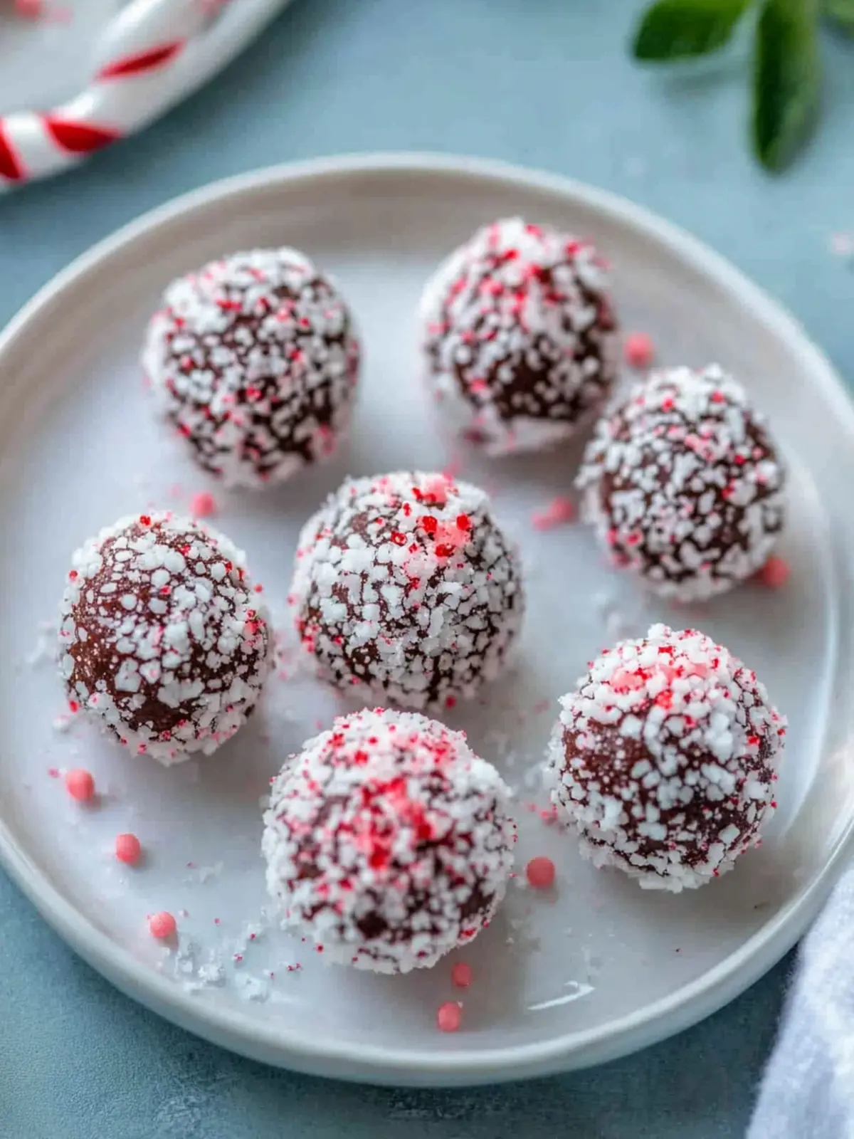 Irresistible No-Bake Peppermint Truffles for Holiday Joy 3 Peppermint Truffles