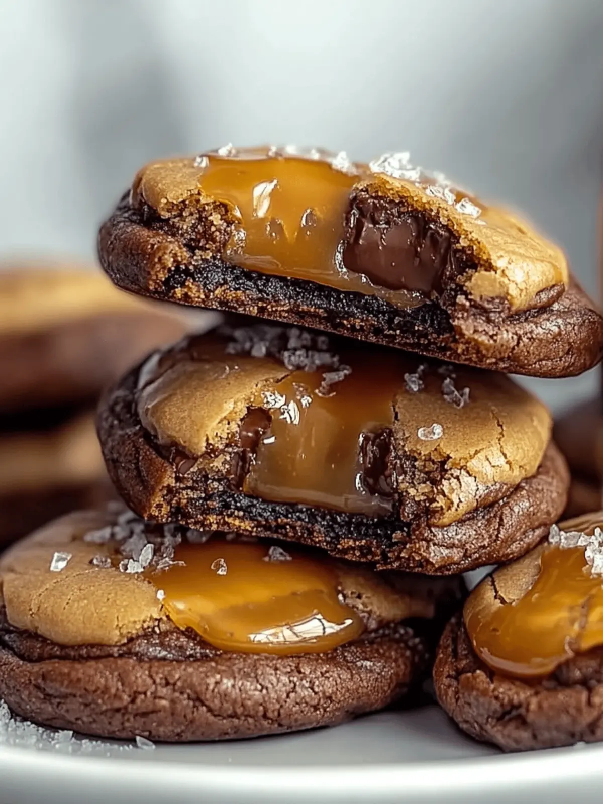 Salted Caramel Chocolate Cookies That Will Melt Your Heart 2 Salted Caramel Chocolate Cookies