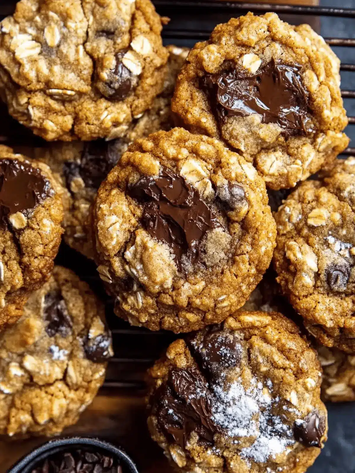 Indulge in Brown Butter Pumpkin Oatmeal Chocolate Chip Cookies 2 Brown Butter Pumpkin Oatmeal Chocolate Chip Cookies.