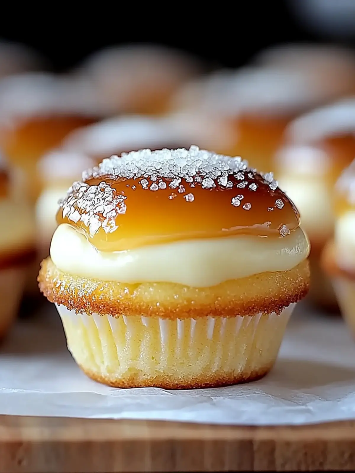Decadent Vanilla Bean Creme Brulee Cheesecake Cupcakes Delight 2 Vanilla Bean Creme Brulee Cheesecake Cupcakes