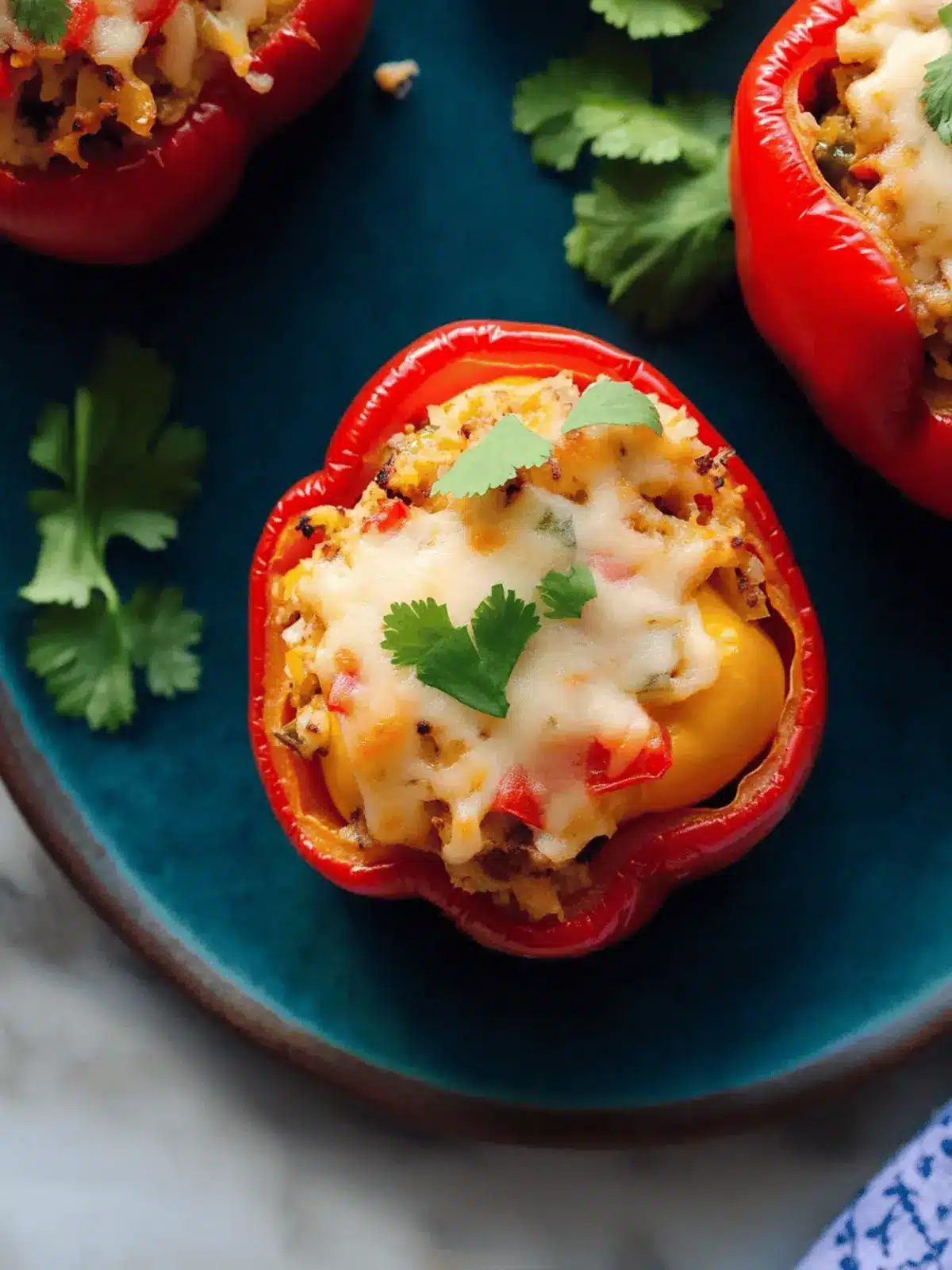 Hearty Vegetarian Stuffed Peppers to Brighten Your Dinner 4 Vegetarian Stuffed Peppers