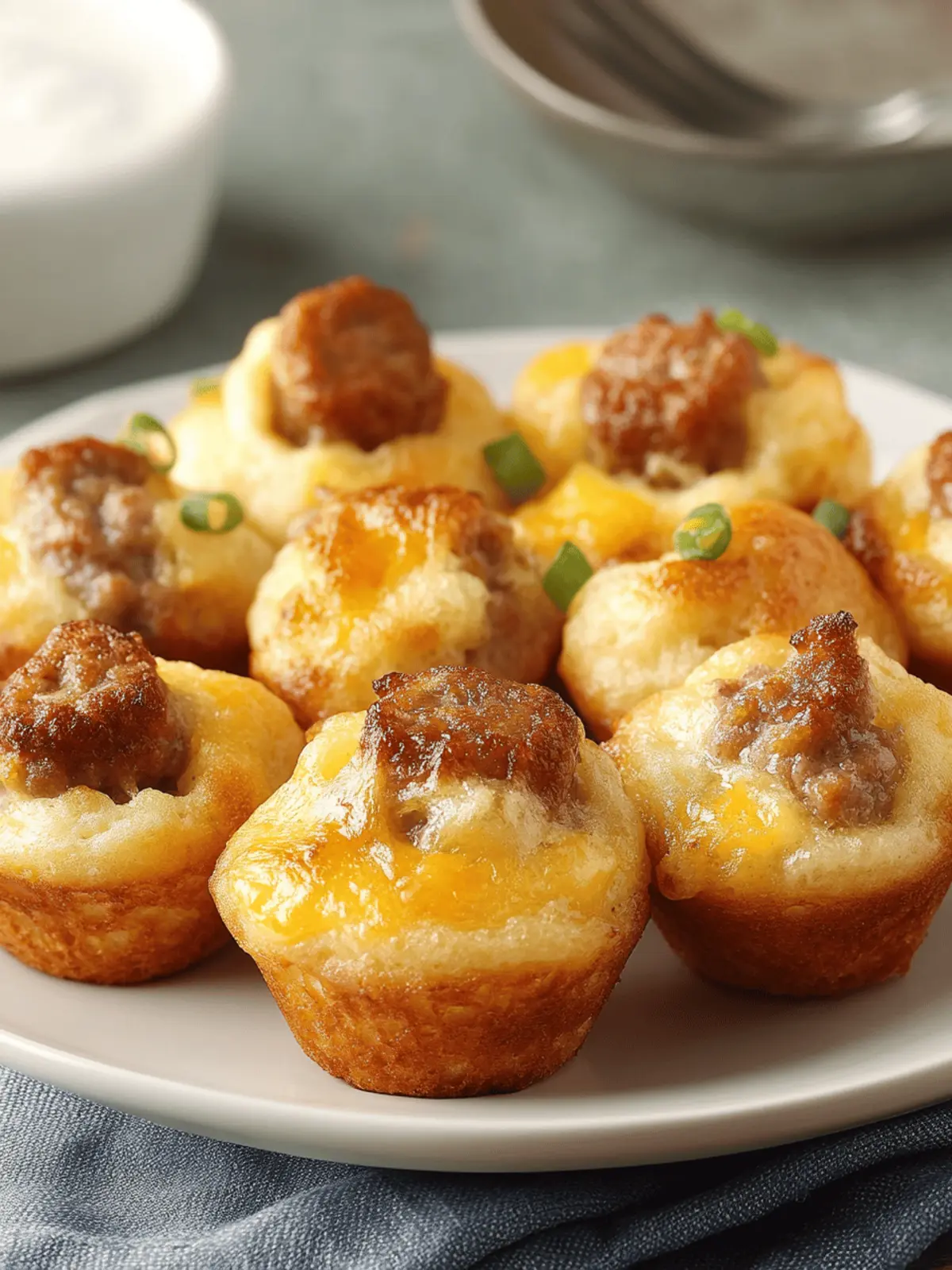 Savory Mini Sausage Pancake Muffins for Effortless Breakfasts 4 Savory Mini Sausage Pancake Muffins for Effortless Breakfasts