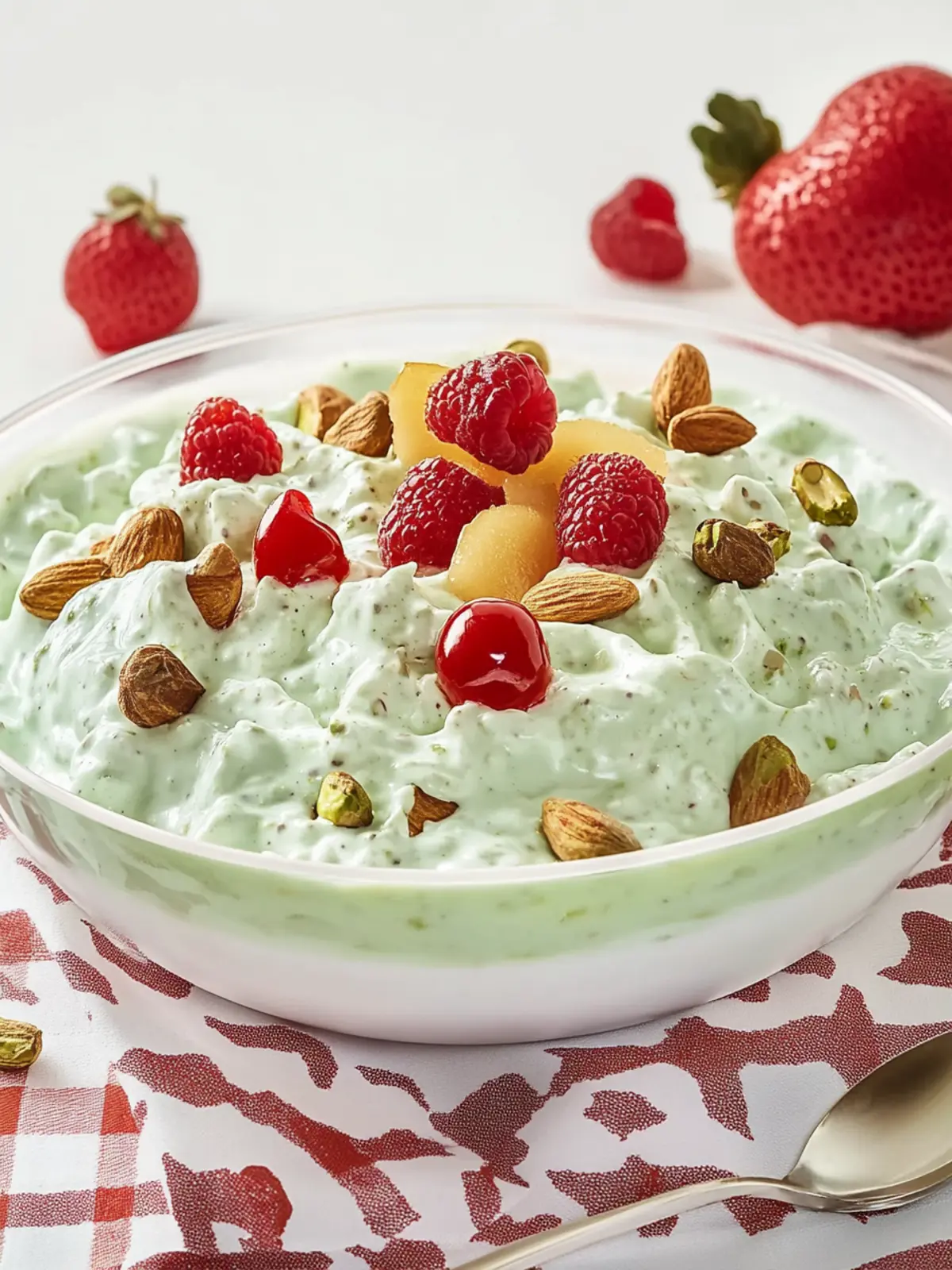 Watergate Fruit Salad with Pistachios: A Retro No-Bake Treat 2 Watergate Fruit Salad with Pistachios