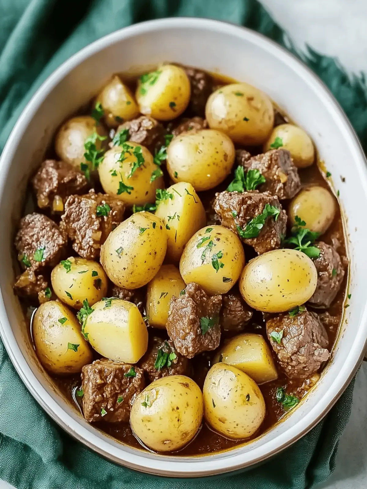 Crockpot Garlic Butter Beef Bites with Potatoes Recipe Bliss 4 Crockpot Garlic Butter Beef Bites with Potatoes Recipe