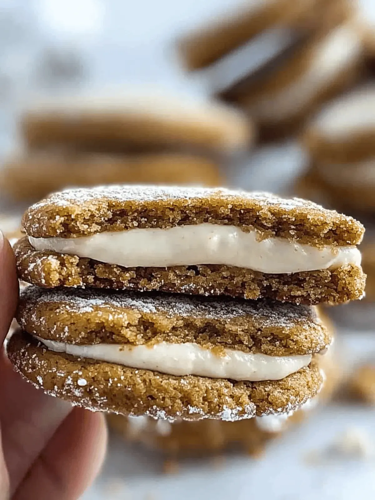 Melt-in-Your-Mouth Gingerbread Sandwich Cookies for the Holidays 3 Gingerbread Sandwich Cookies
