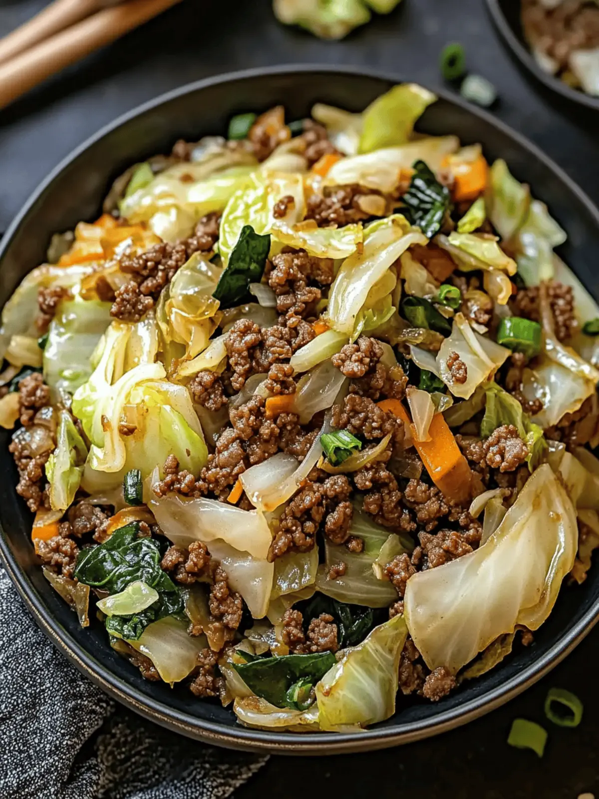 Satisfy Cravings with Chinese Ground Beef and Cabbage Stir Fry 4 Satisfy Cravings with Chinese Ground Beef and Cabbage Stir Fry