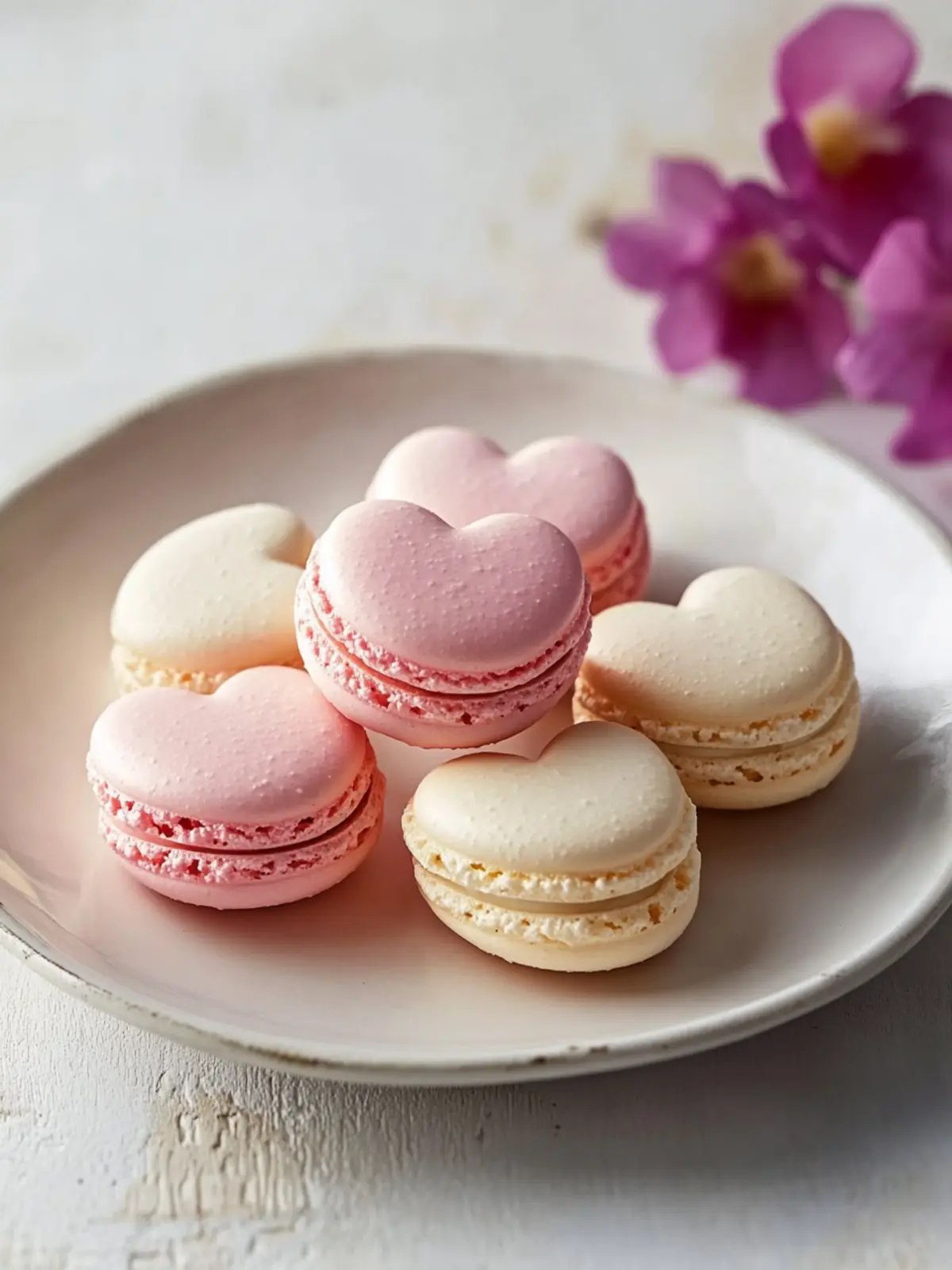 Heart-Shaped Macarons that Melt Hearts This Valentine's Day 3 Heart-Shaped Macarons