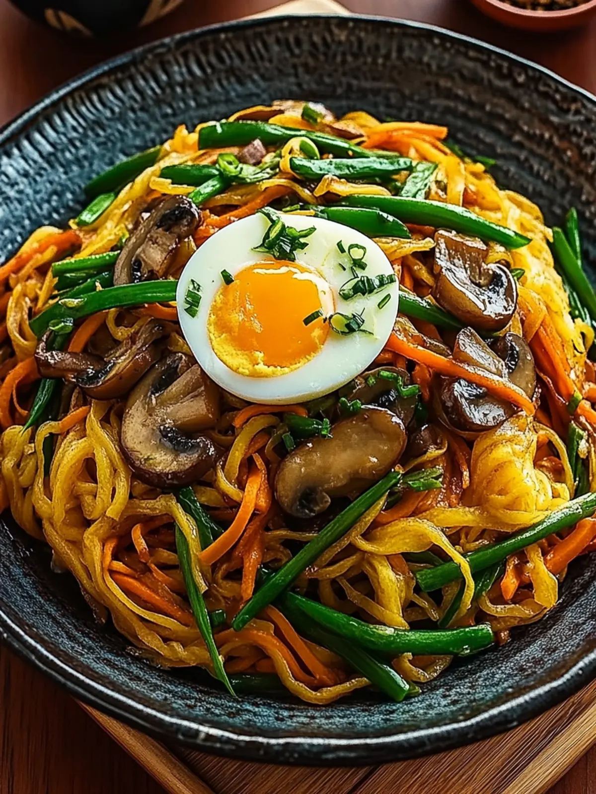 Mushroom and Egg Stir-Fried Sweet Potato Noodles That Delight 4 Mushroom and Egg Stir-Fried Sweet Potato Noodles