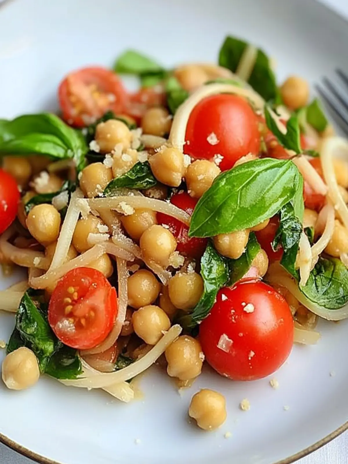 Simple Chickpea Salad with Tomato: Fresh, Quick, and Flavorful 2 Simple Chickpea Salad with Tomato
