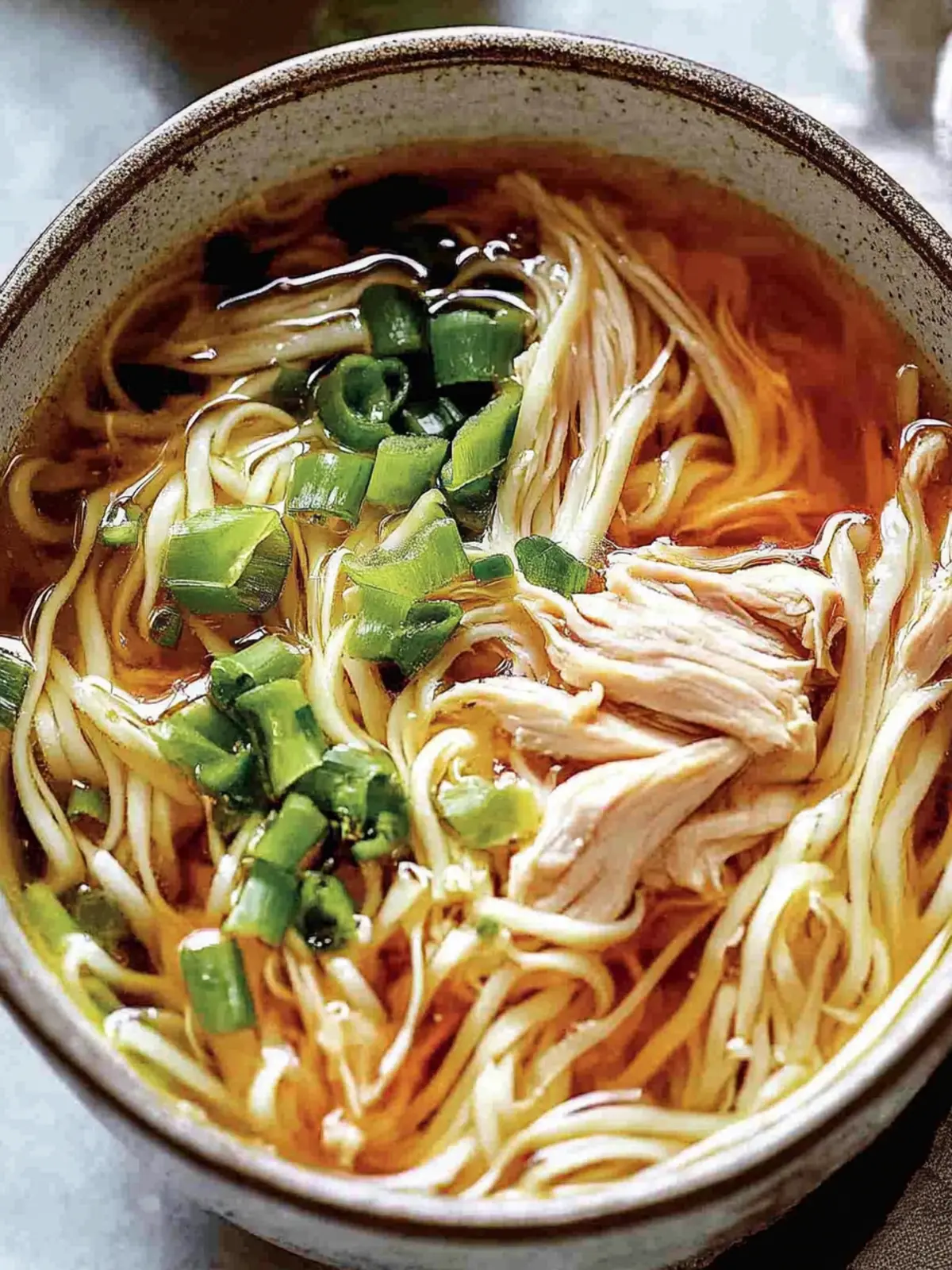 Aromatic Ginger Scallion Chicken Noodle Soup for Cozy Nights 4 Aromatic Ginger Scallion Chicken Noodle Soup