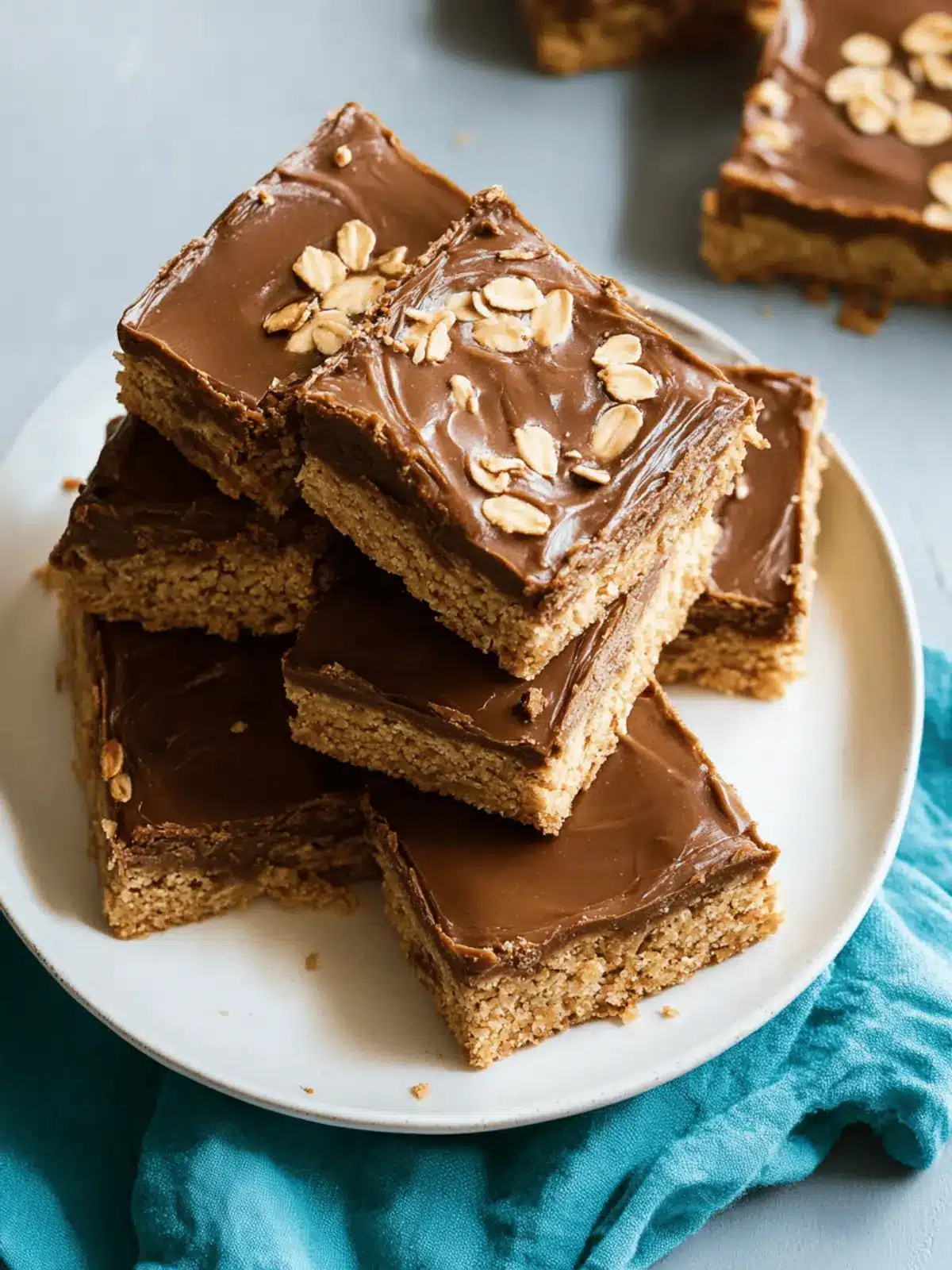 Irresistibly Chewy Peanut Butter Bars with Chocolate Frosting 2 Peanut Butter Bars