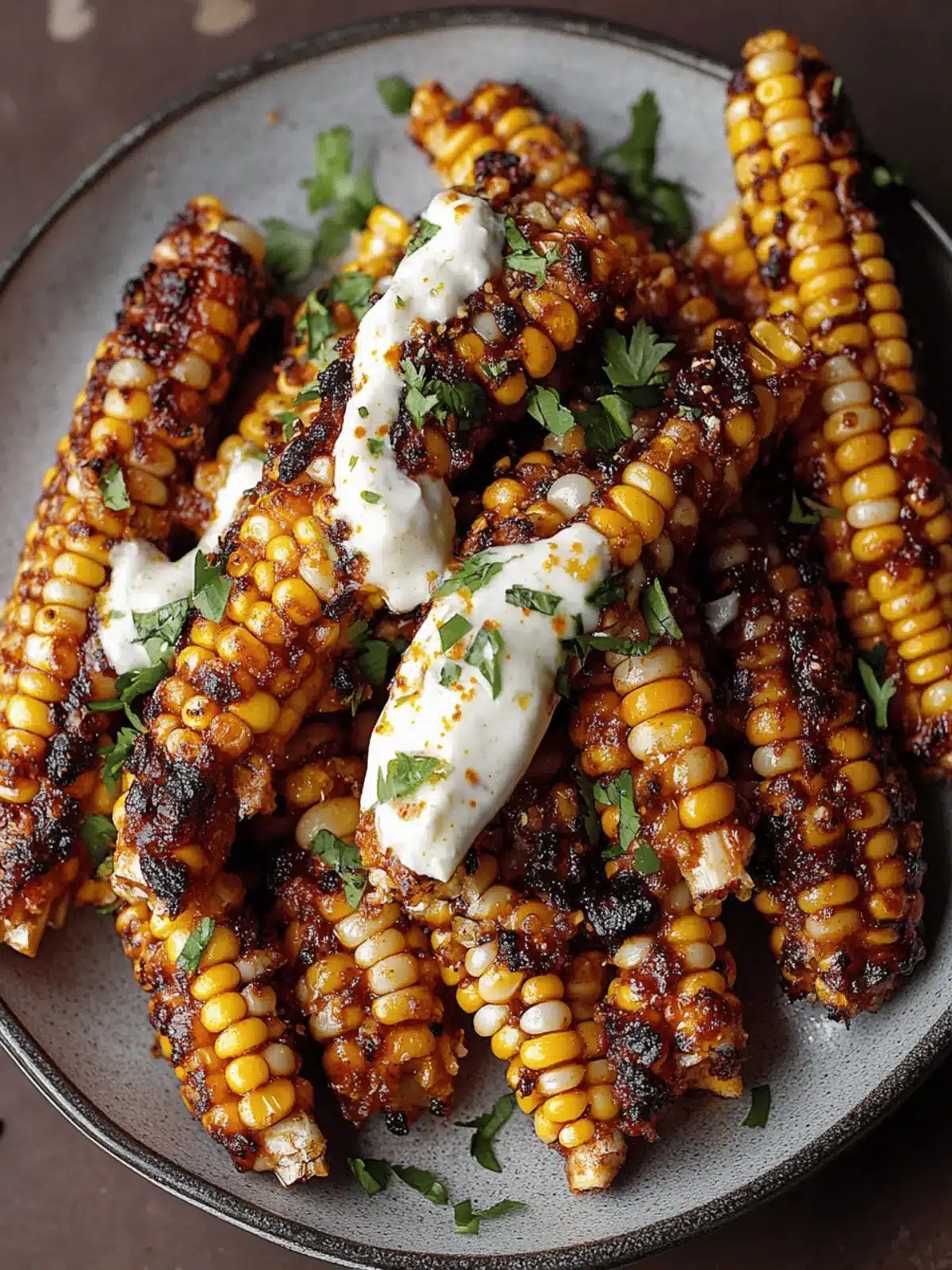 Vegan Corn Ribs with Zesty Aleppo Chili Butter Delight 3 Vegan Corn Ribs with Aleppo Chili Butter & Lime Zest Cream Cheese