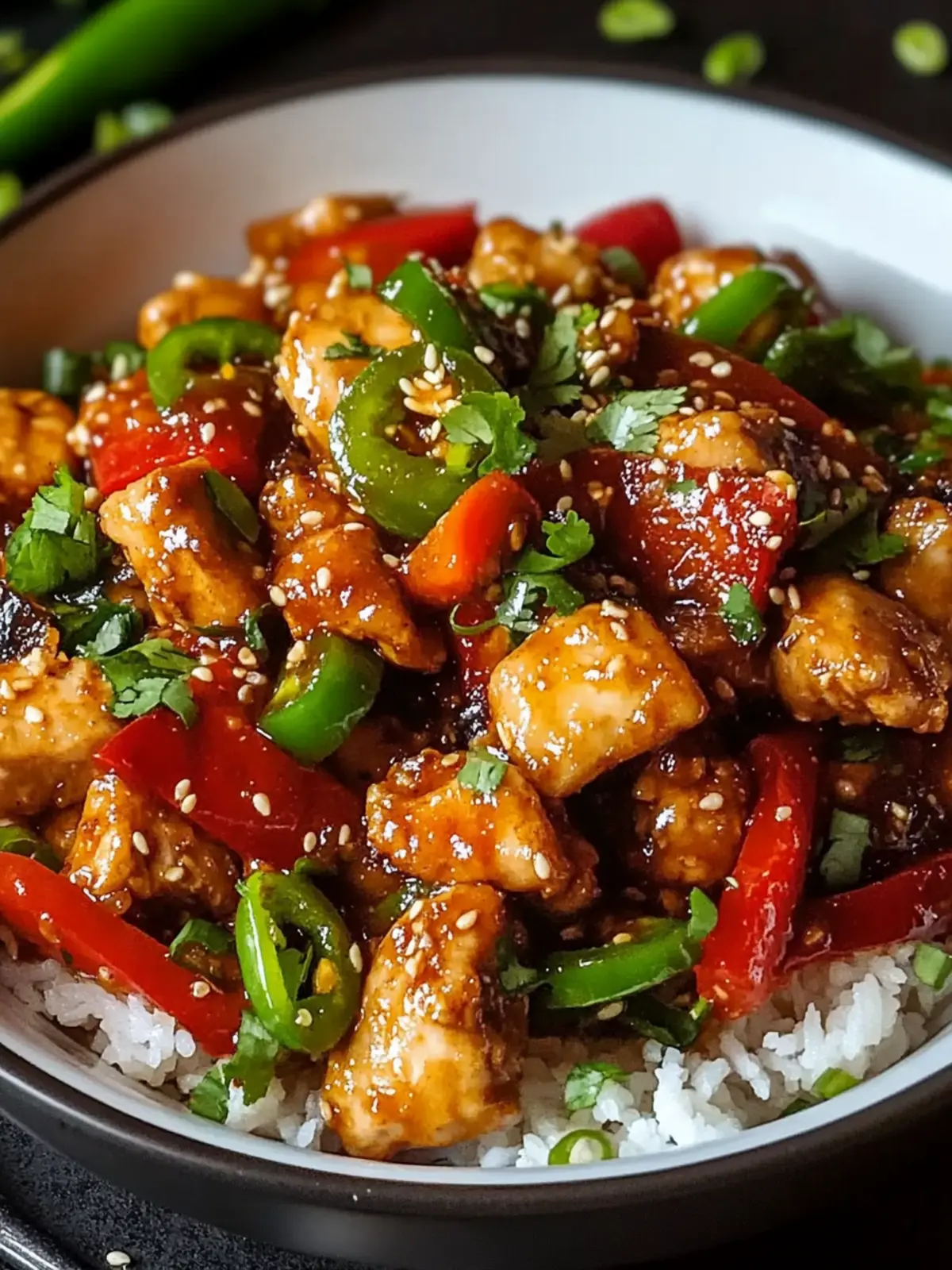 Spicy Jalape o Chicken Stir-Fry: Quick, Flavorful Delight! 2 Spicy Jalape o Chicken Stir-Fry