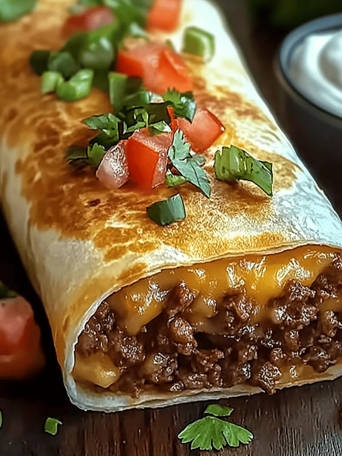 Crispy Cheesy Beef Chimichangas: Flavor-Packed Family Treats 4 Crispy Cheesy Beef Chimichangas