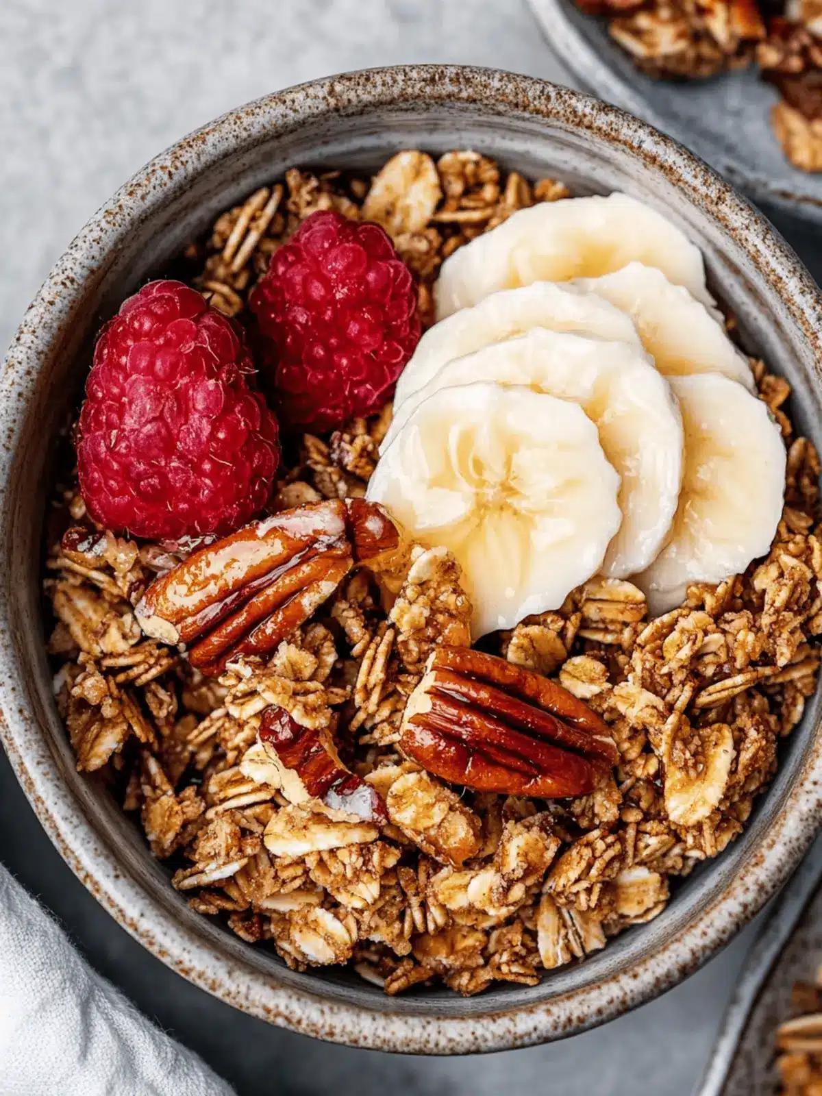 Irresistible Salted Maple Pecan Granola for Healthy Mornings 2 Salted Maple Pecan Granola