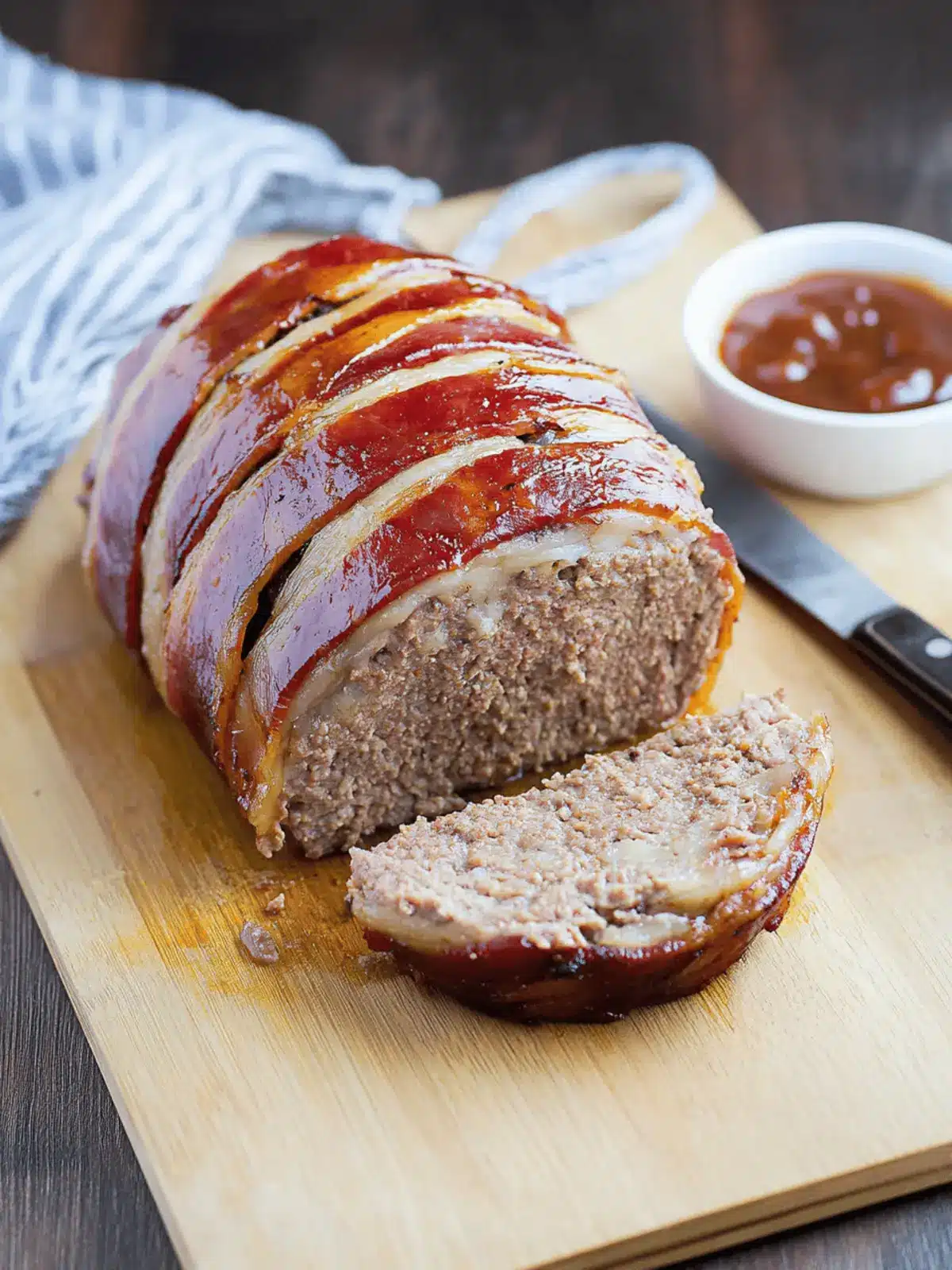 Bacon-Wrapped Meatloaf: Your New Family Dinner Crush 3 Bacon-Wrapped Meatloaf