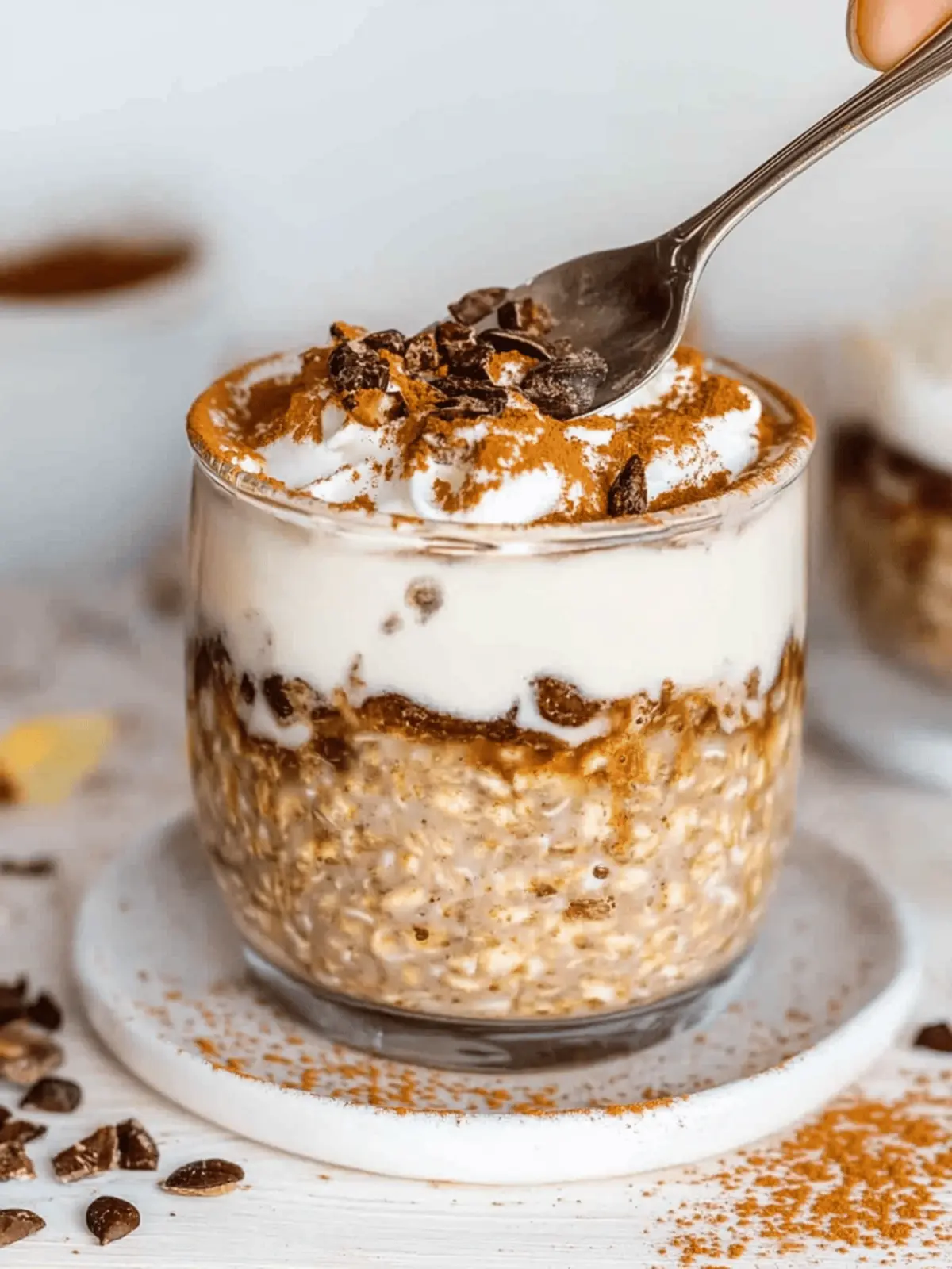 Tiramisu Overnight Oats: A Deliciously Healthy Breakfast Upgrade 4 Tiramisu Overnight Oats