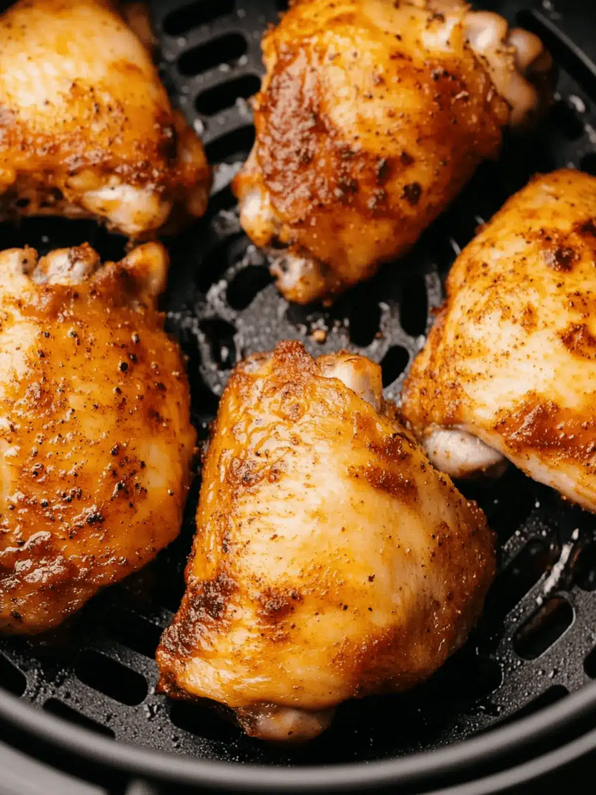 Savor the Flavor: Spicy Air Fryer Chicken Thighs Recipe 4 Spicy Air Fryer Chicken Thighs
