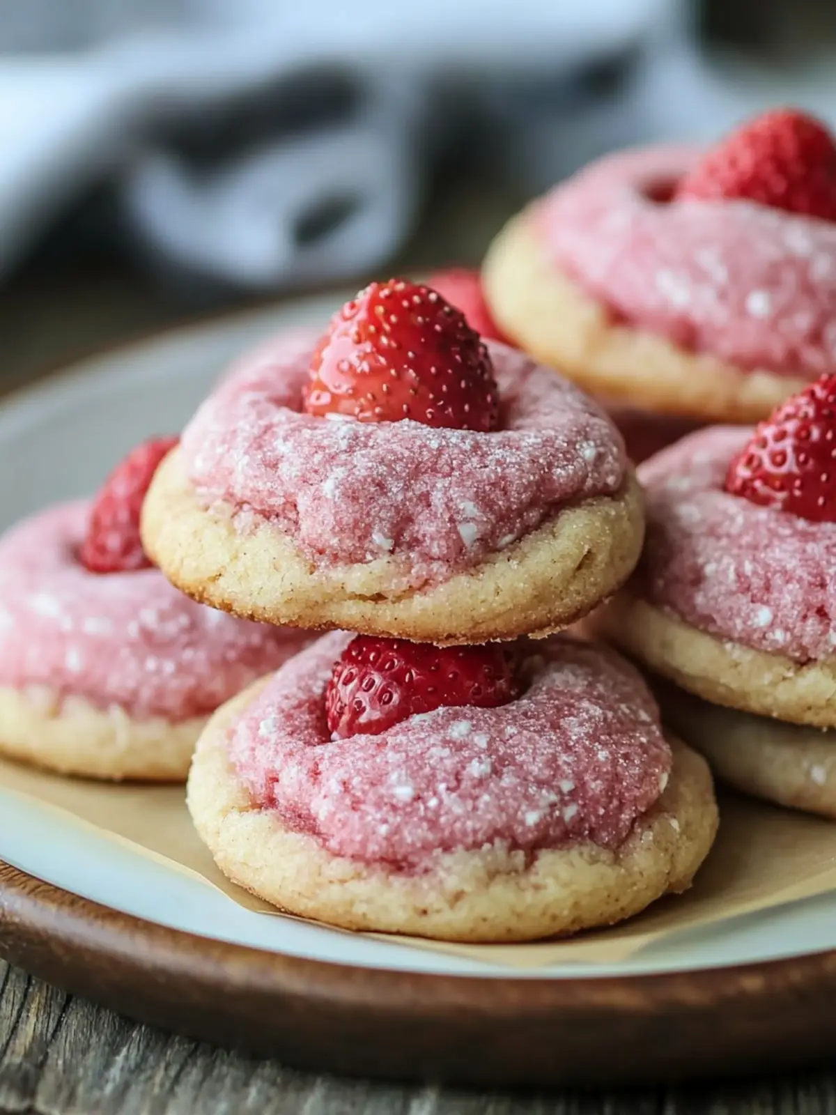 Strawberry Kiss Cookies Easy Recipe for Sweet Moments 3 Strawberry Kiss Cookies
