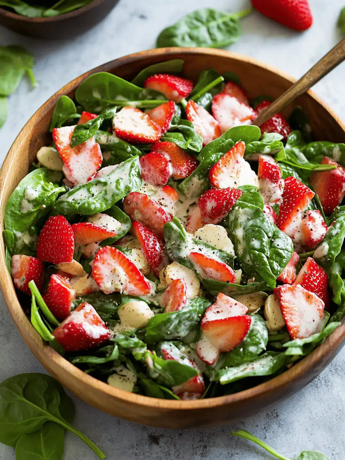 Deliciously Easy Strawberry Spinach Salad You'll Crave 3 Easy Strawberry Spinach Salad