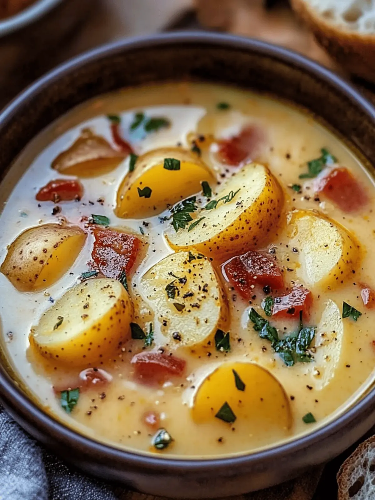 Comforting Cajun Potato Soup with Smoky Andouille Sausage 4 Cajun Potato Soup