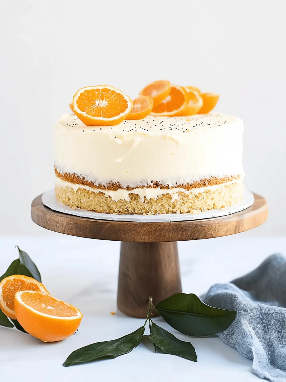 Zesty Orange Poppy Seed Cake with Creamy Mascarpone Frosting 3 Orange Poppy Seed Cake with Mascarpone Frosting