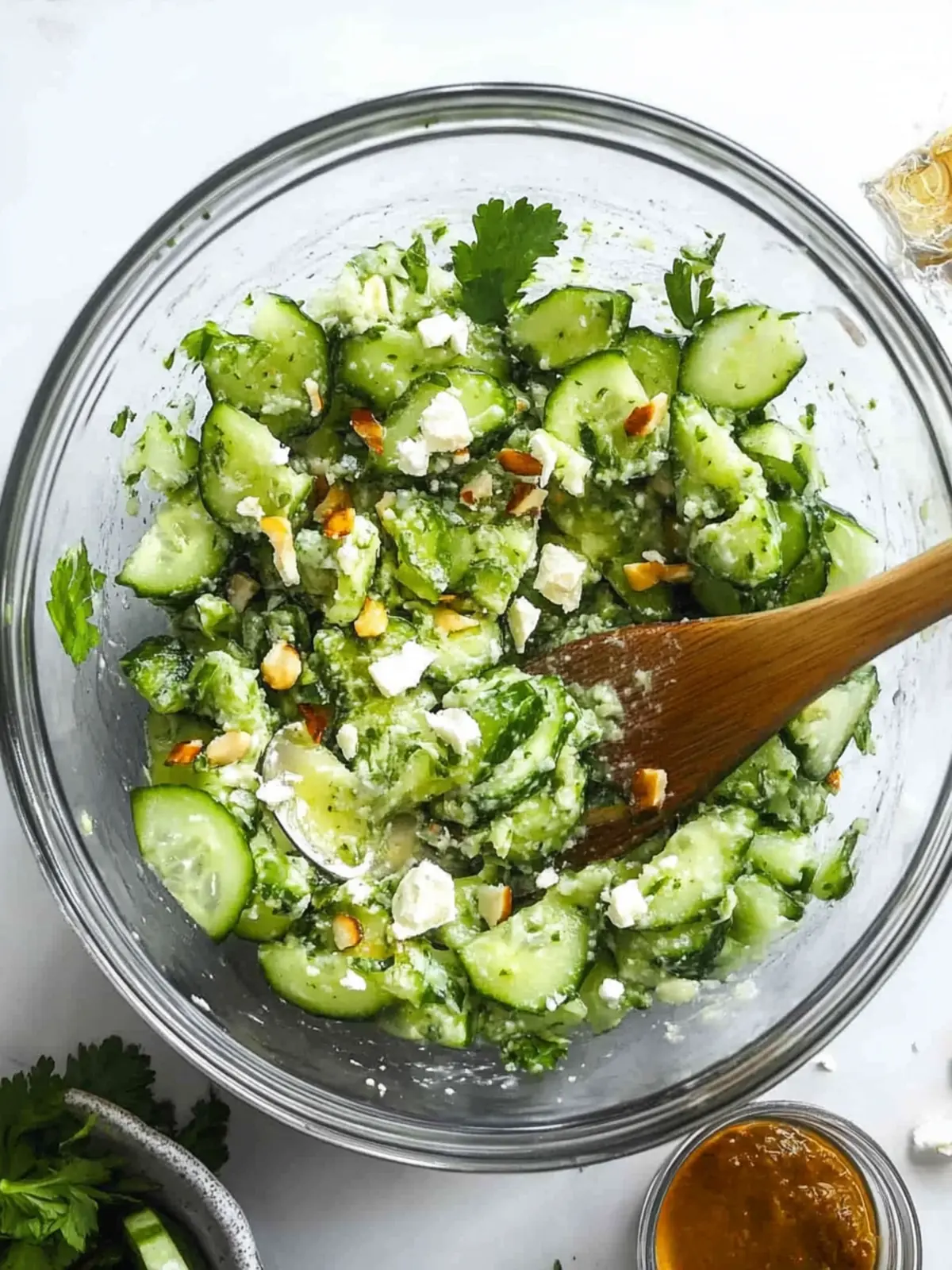 Refreshing Smashed Cucumber Salad with Avocado & Feta Twist 4 Smashed Cucumber Salad
