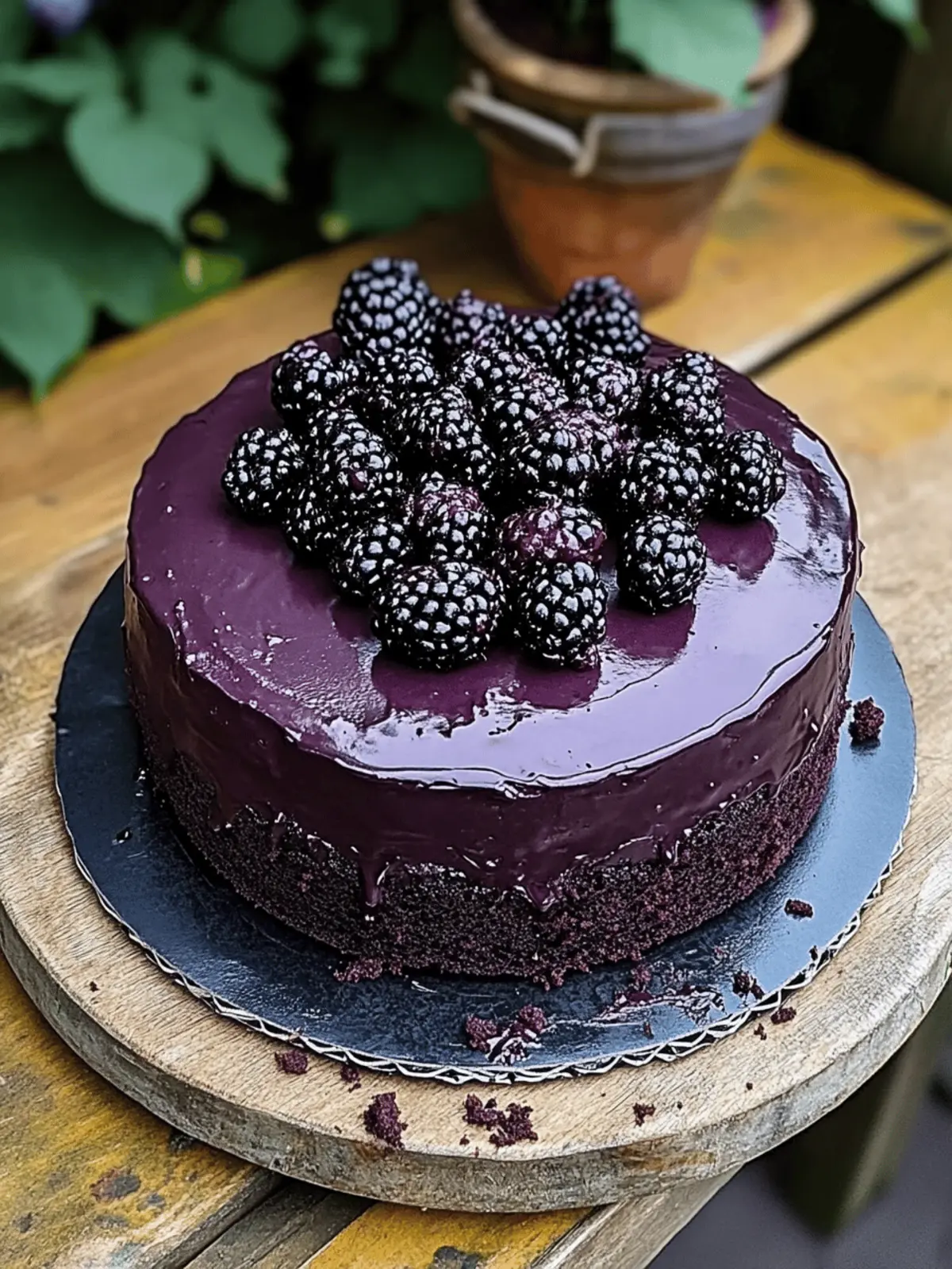 Blackberry Velvet Gothic Cake: Indulge in Dark Dessert Bliss 4 Blackberry Velvet Gothic Cake