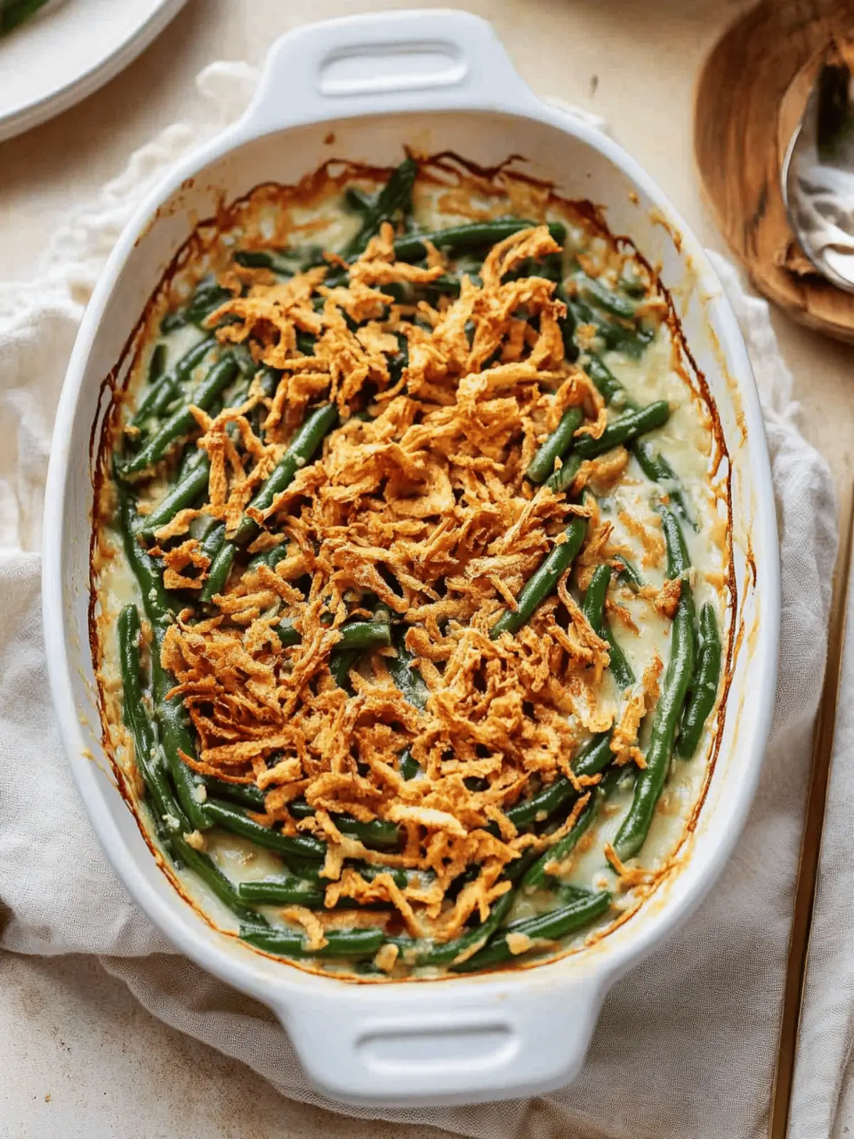 Creamy Green Bean Casserole from Scratch You ll Crave Again 2 Creamy Green Bean Casserole from Scratch