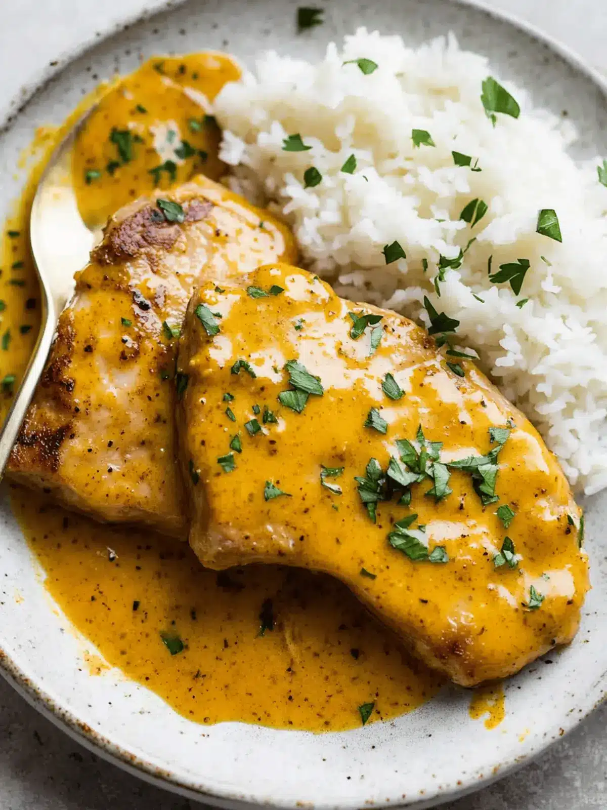Crockpot Honey Mustard Pork Chops That Melt in Your Mouth 3 Crockpot Honey Mustard Pork Chops