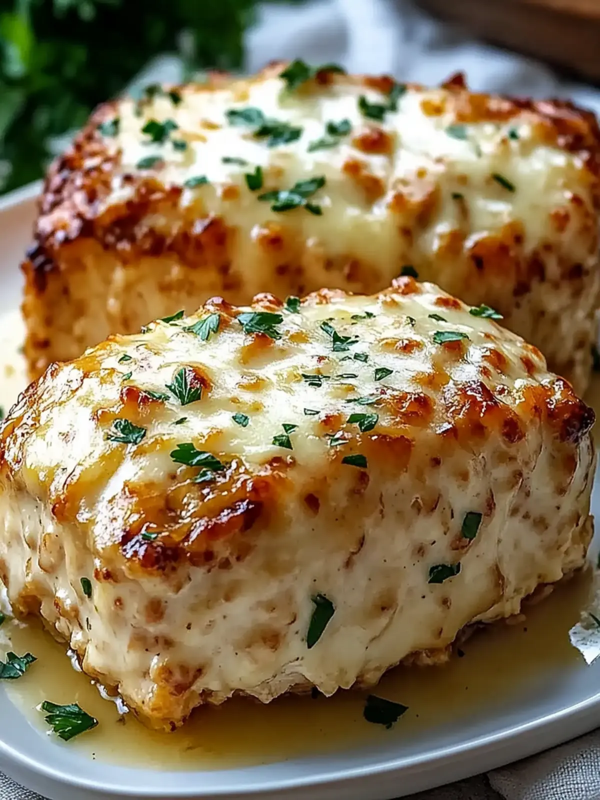 Cheesy Garlic Parmesan Chicken Loaf for Cozy Weeknight Dinners 4 Cheesy Garlic Parmesan Chicken Loaf