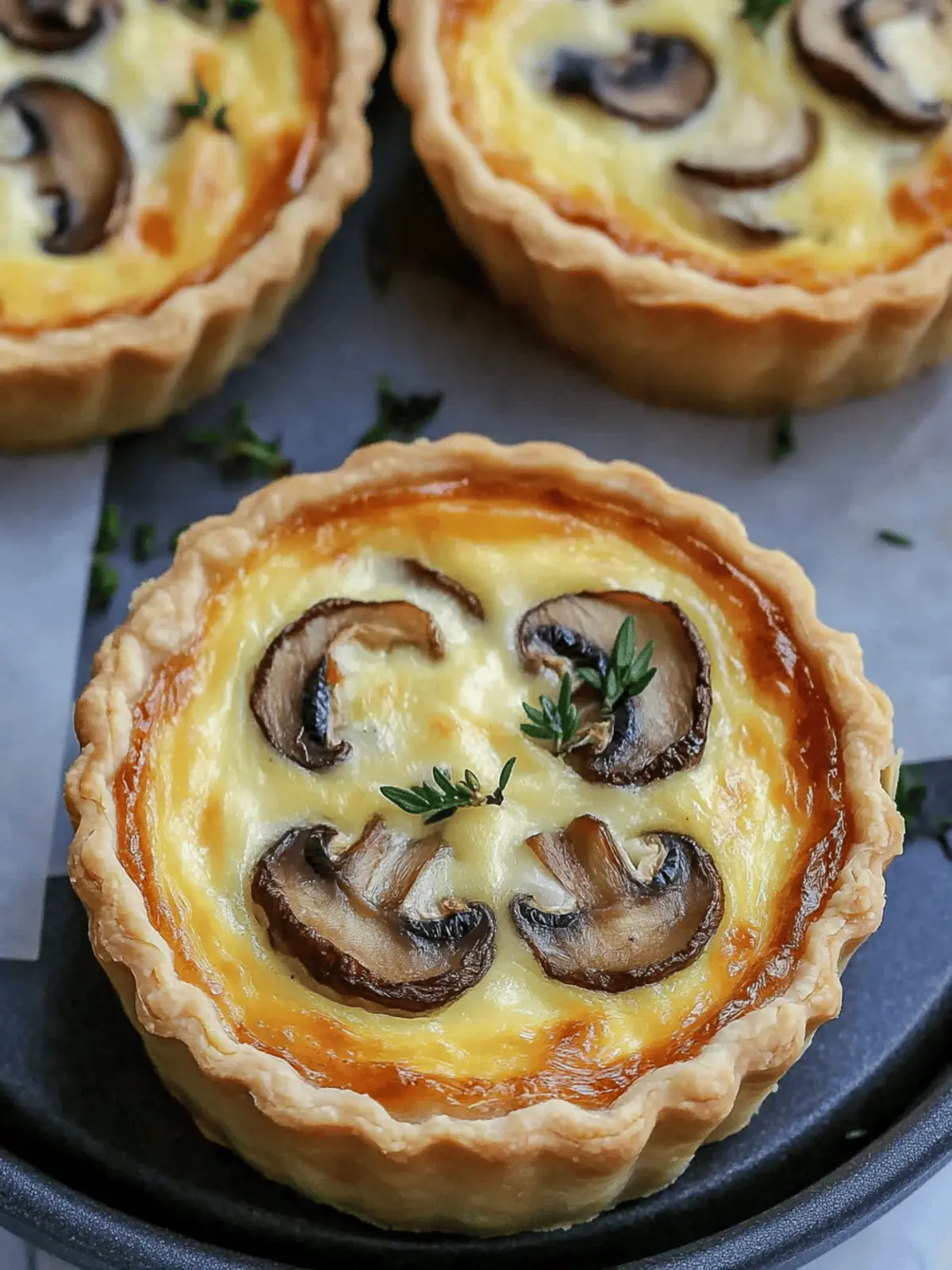 Delicious Low Calorie Mini Mushroom Quiche for Guilt-Free Joy 2 Low Calorie Mini Mushroom Quiche