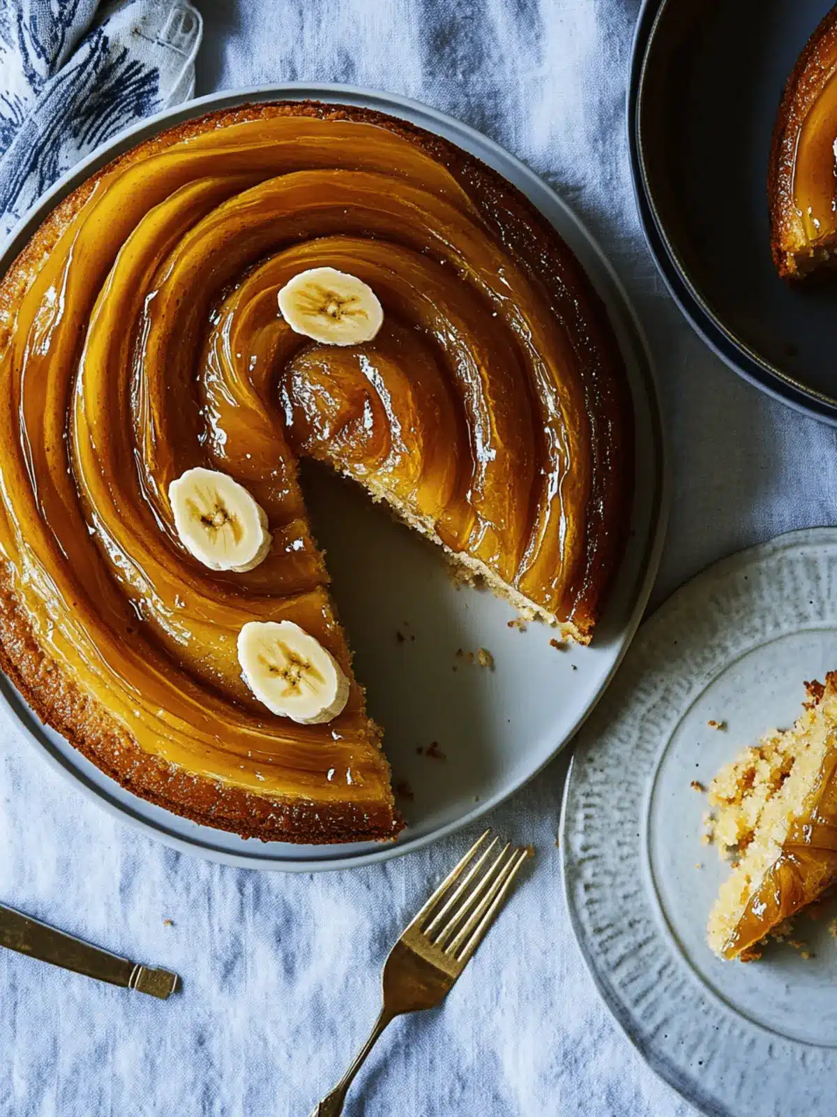 Caramelized Banana Upside Down Cake That Steals the Show 3 Caramelized Banana Upside Down Cake