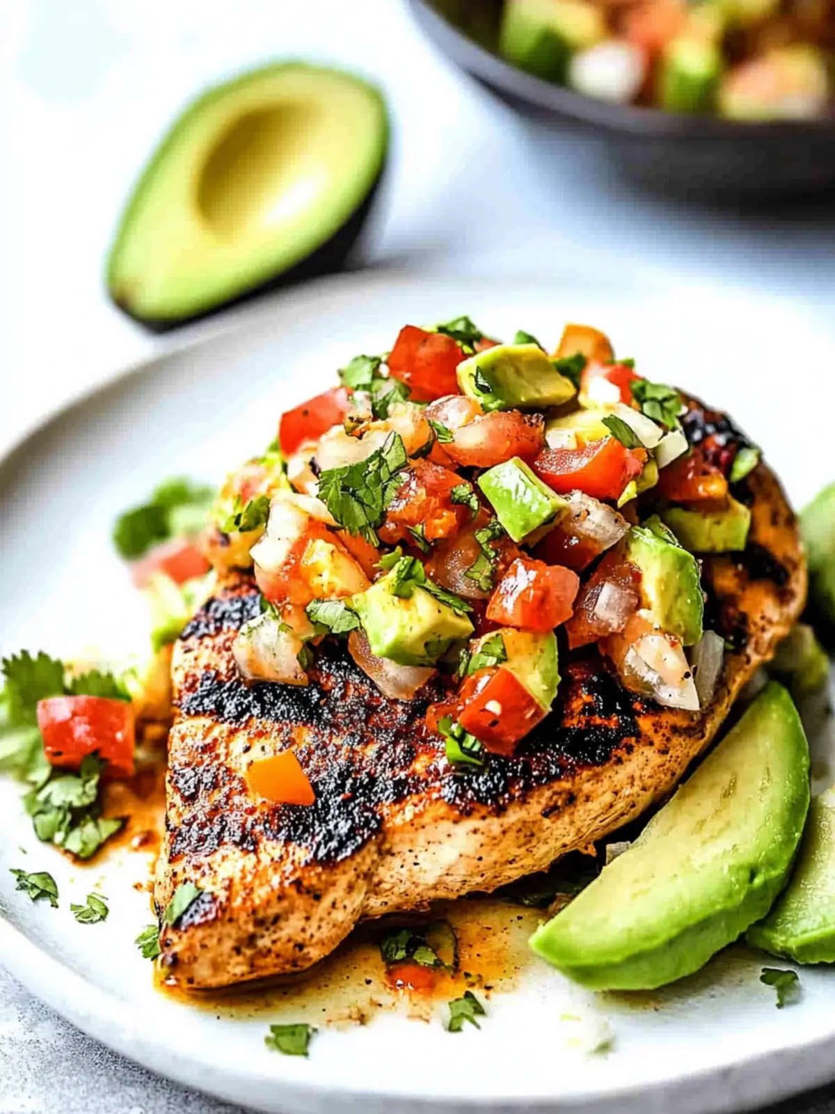 Zesty Fiesta Lime Chicken Recipe with Avocado Salsa Delight 4 Fiesta Lime Chicken Recipe with Avocado