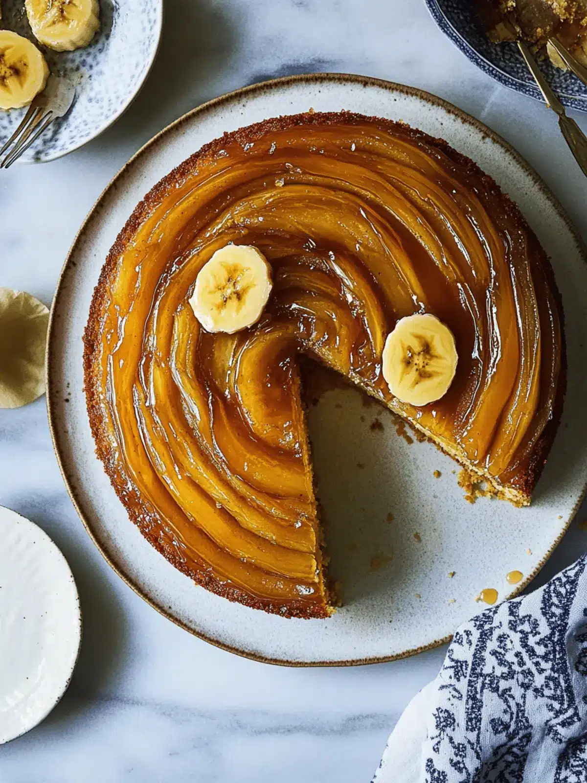Caramelized Banana Upside Down Cake That Steals the Show 2 Caramelized Banana Upside Down Cake