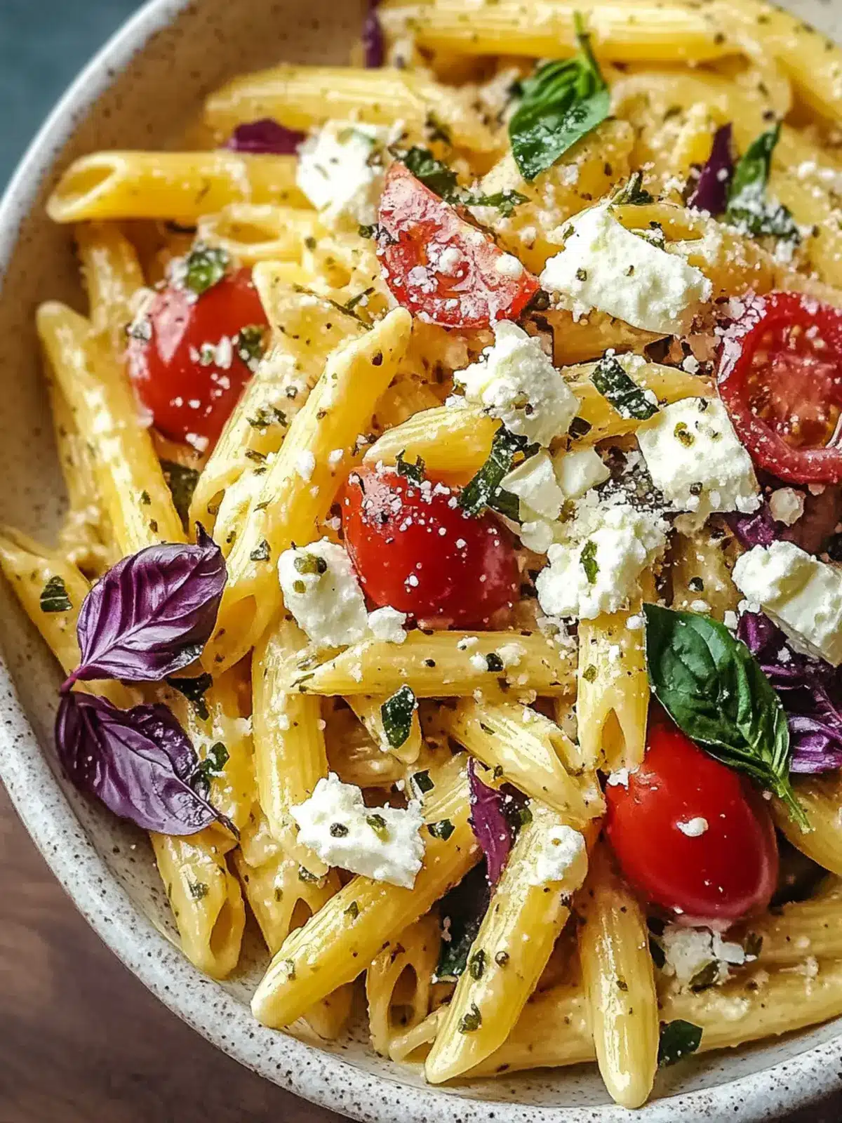 Mediterranean Greek Pasta with Feta: A Flavorful Feast! 2 Mediterranean Greek Pasta with Feta
