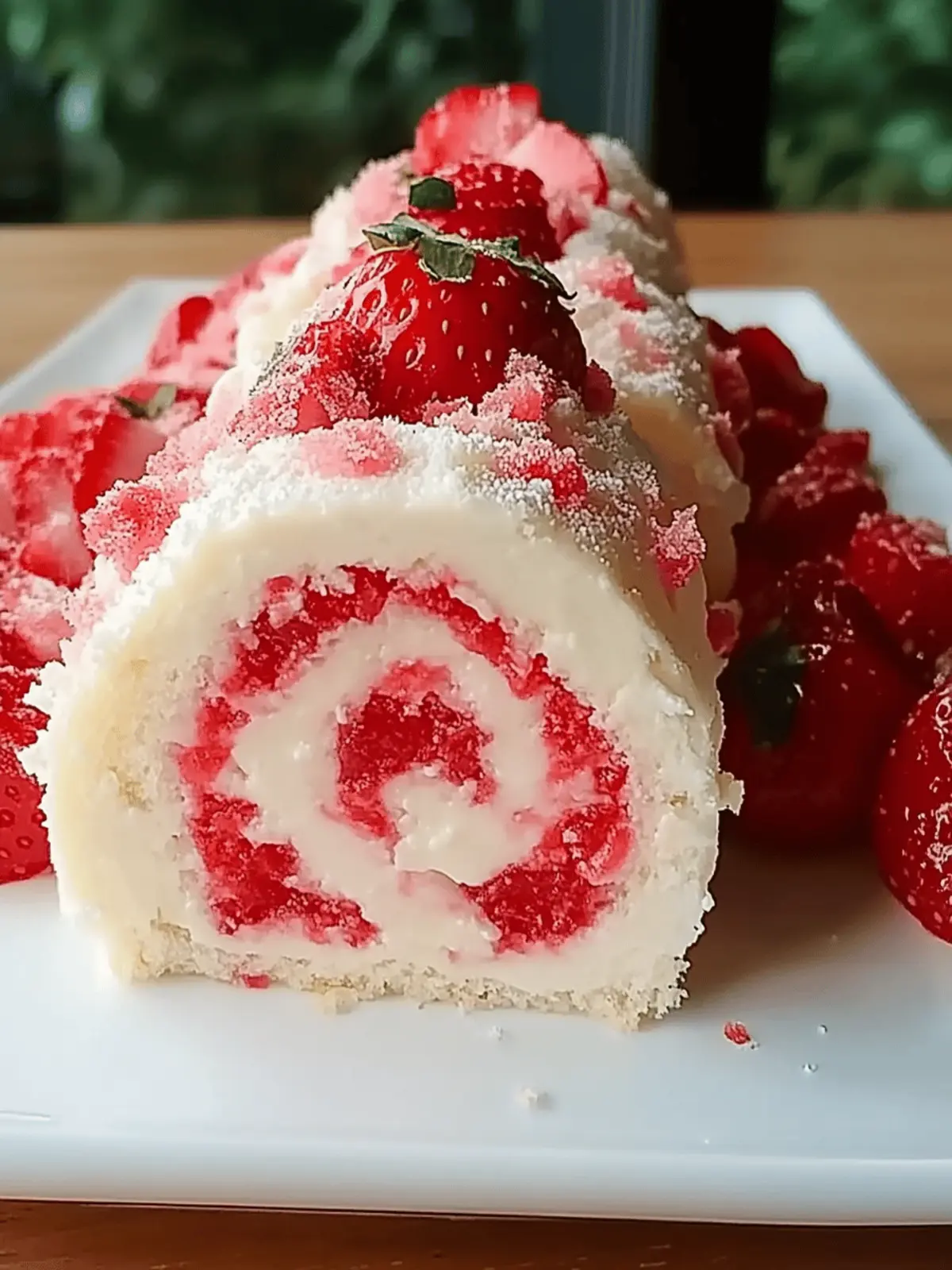 Strawberry Shortcake Cheesecake Dessert Sushi Rolls to Impress 2 Strawberry Shortcake Cheesecake Dessert Sushi Rolls
