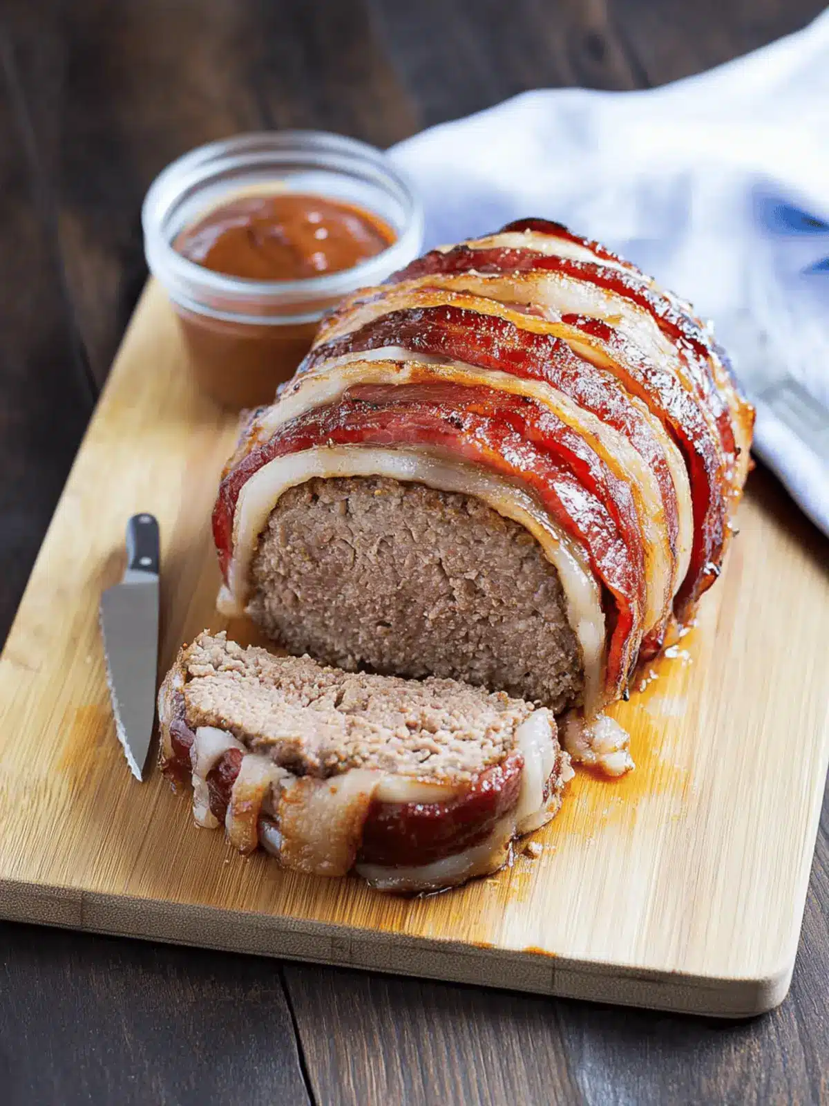 Bacon-Wrapped Meatloaf: Your New Family Dinner Crush 4 Bacon-Wrapped Meatloaf