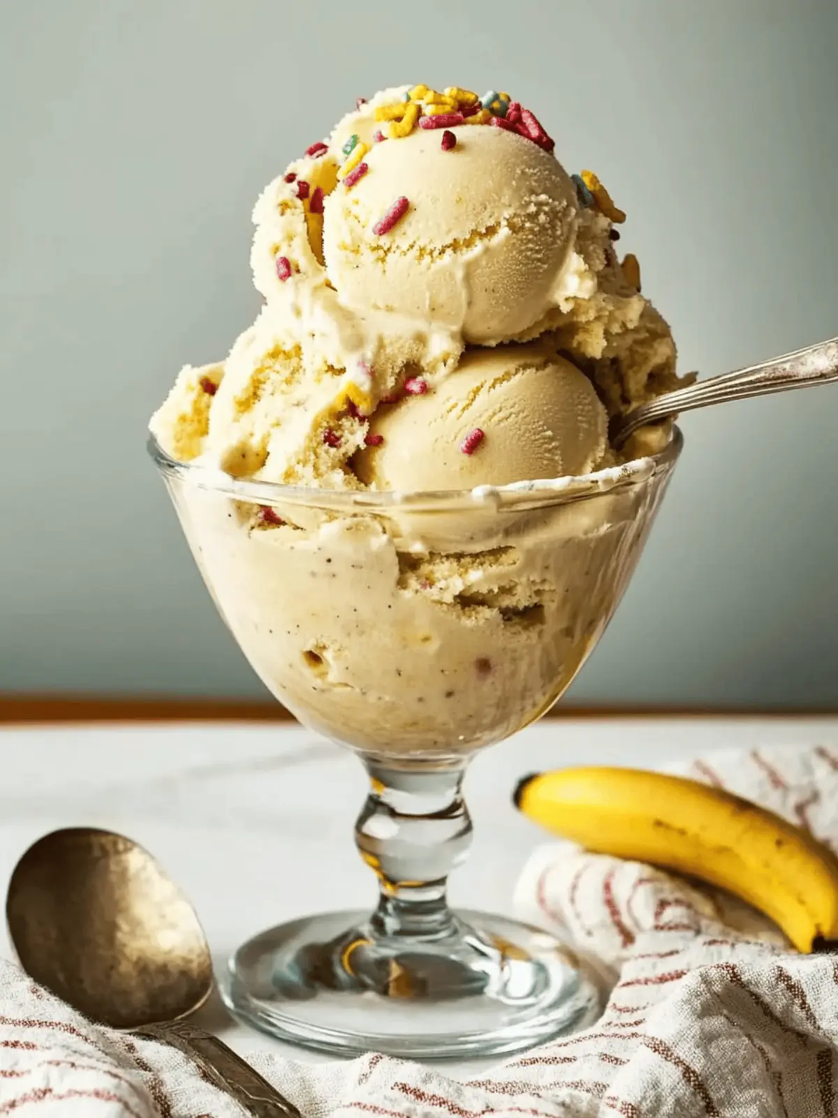Creamy Banana Ice Cream: The Guilt-Free Sweet Delight 3 Banana Ice Cream