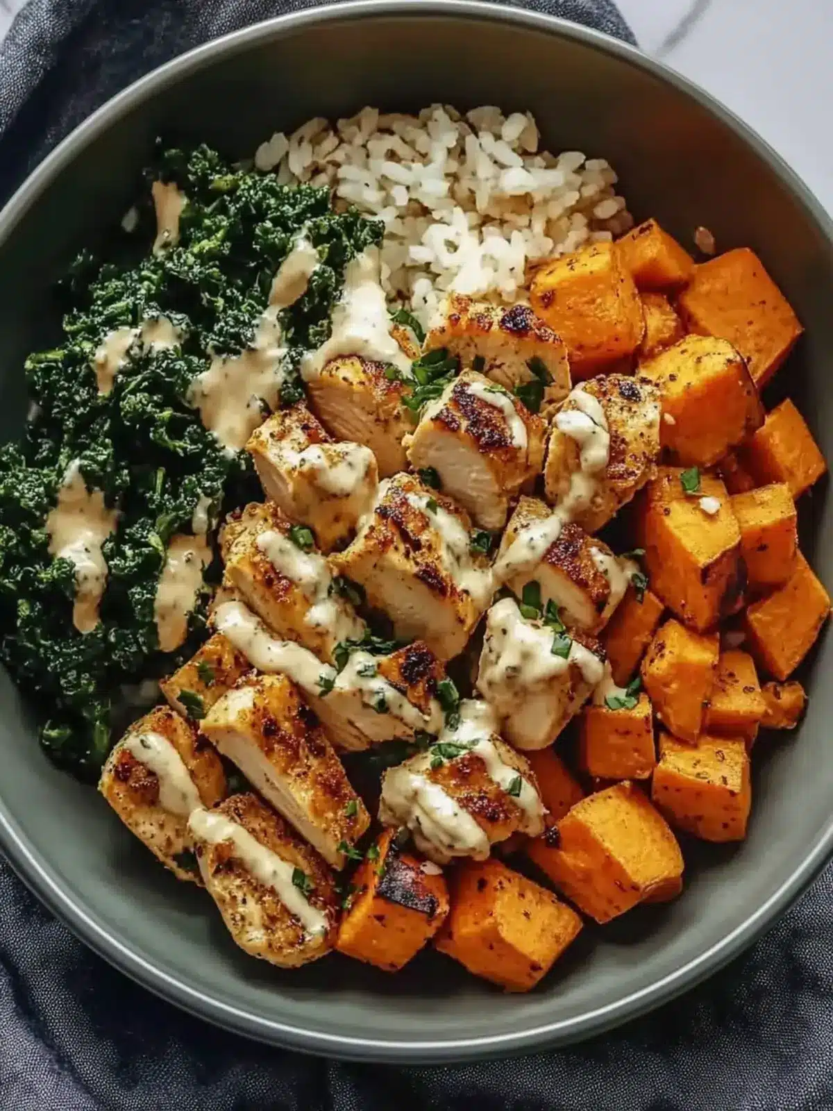 Healthy Chicken & Sweet Potato Rice Bowl for Busy Weeknights 3 Healthy Chicken & Sweet Potato Rice Bowl