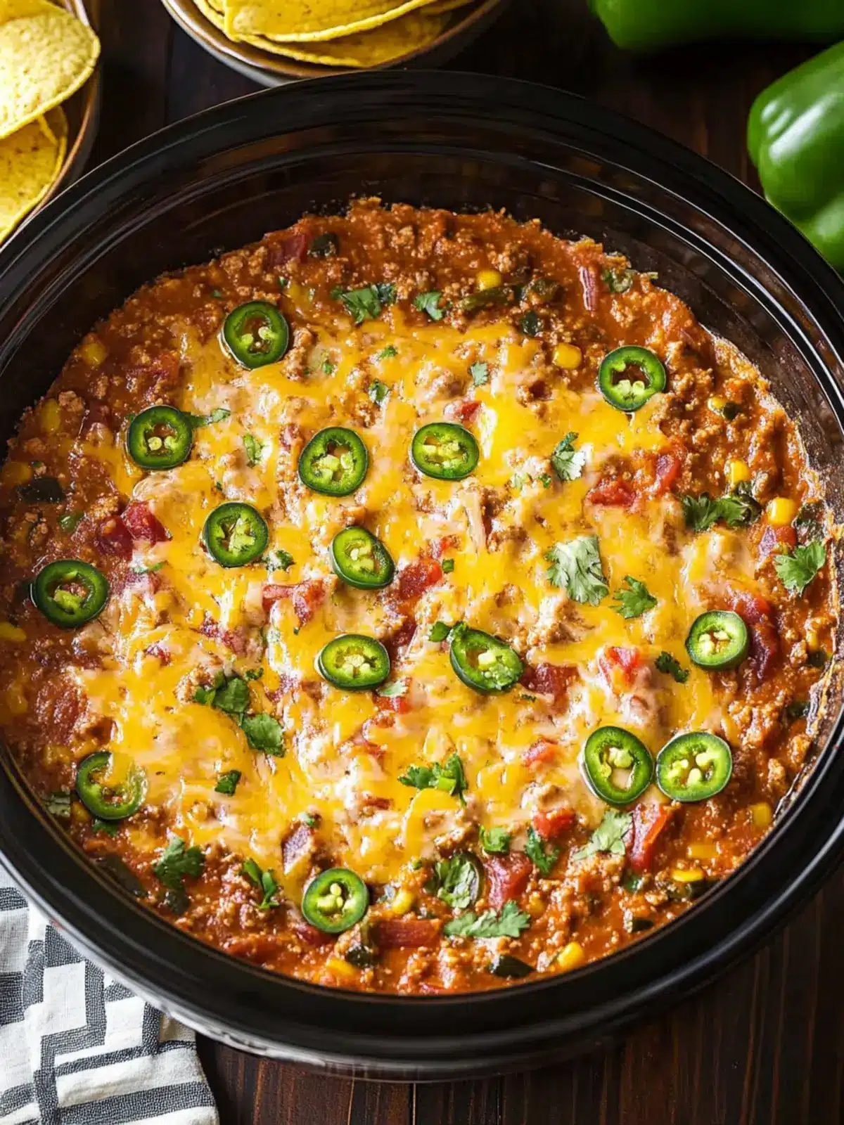 Creamy Slow Cooker Taco Dip That Will Wow Your Guests 2 Slow Cooker Taco Dip