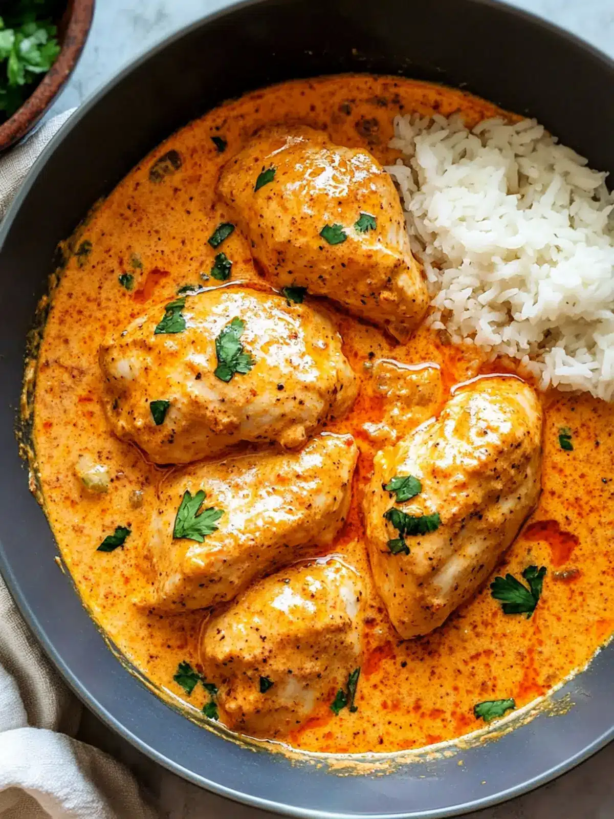 Creamy Paprika Chicken with Rice for Cozy Comfort Nights 4 Creamy Paprika Chicken with Rice