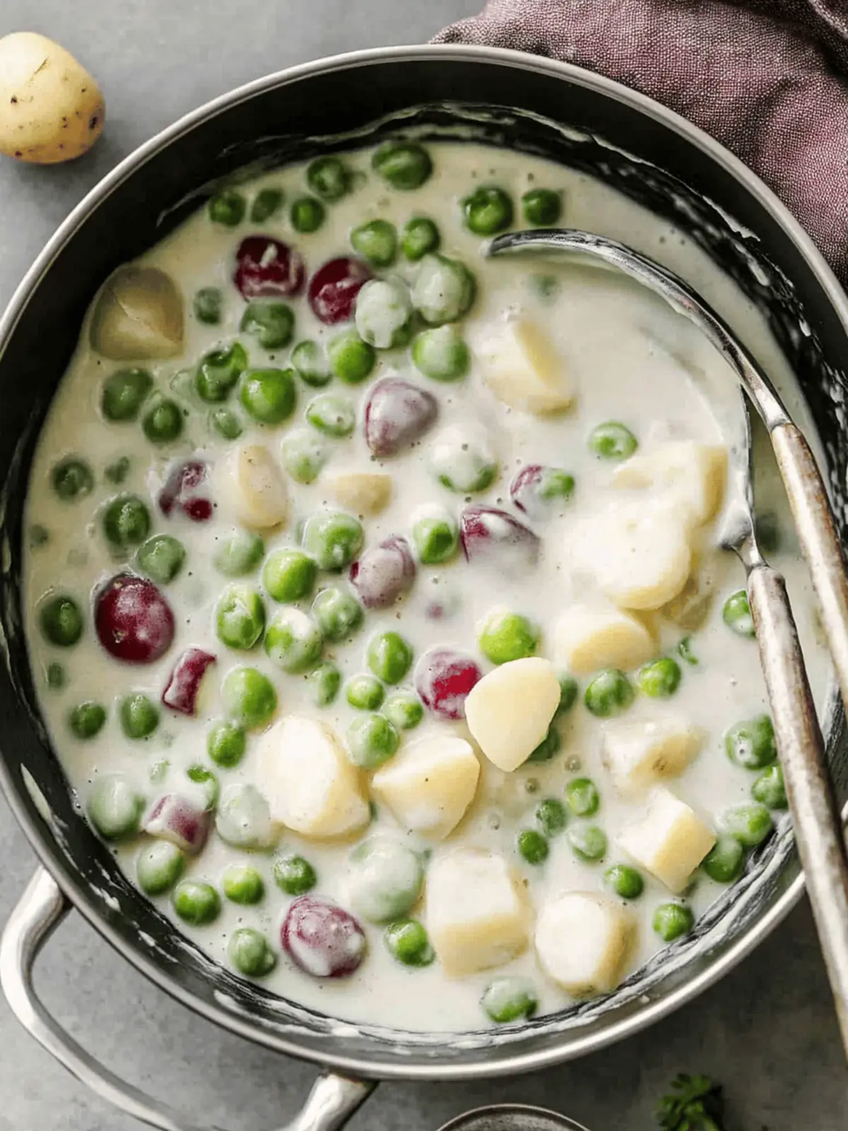 Creamed Peas and Potatoes: A Cozy Comfort Food Delight 2 CREAMED PEAS AND POTATOES