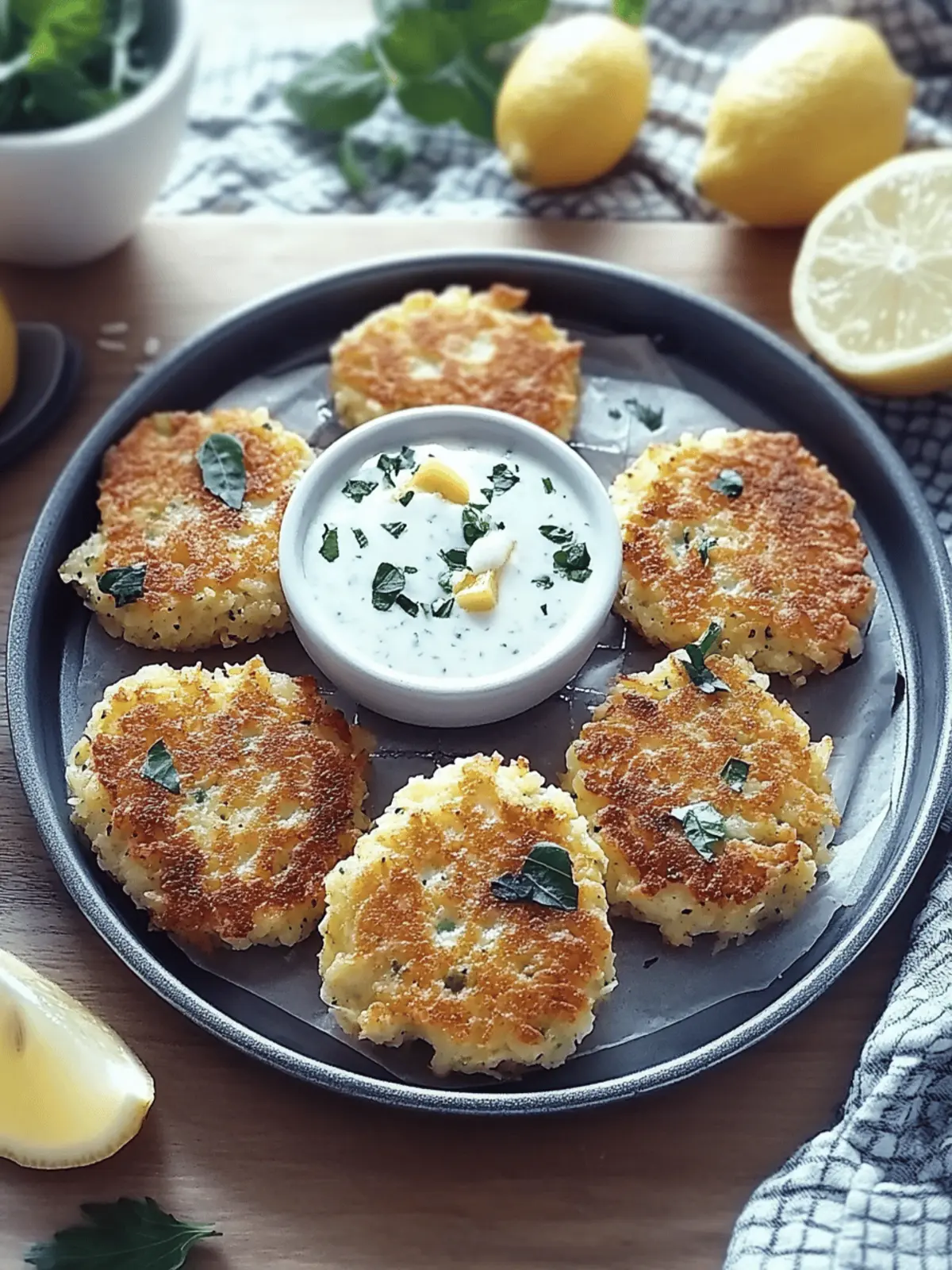Chickpea Fritters & Tahini Lemon Yogurt Sauce: A Flavor Fiesta 4 Chickpea Fritters & Tahini Lemon Yogurt Sauce